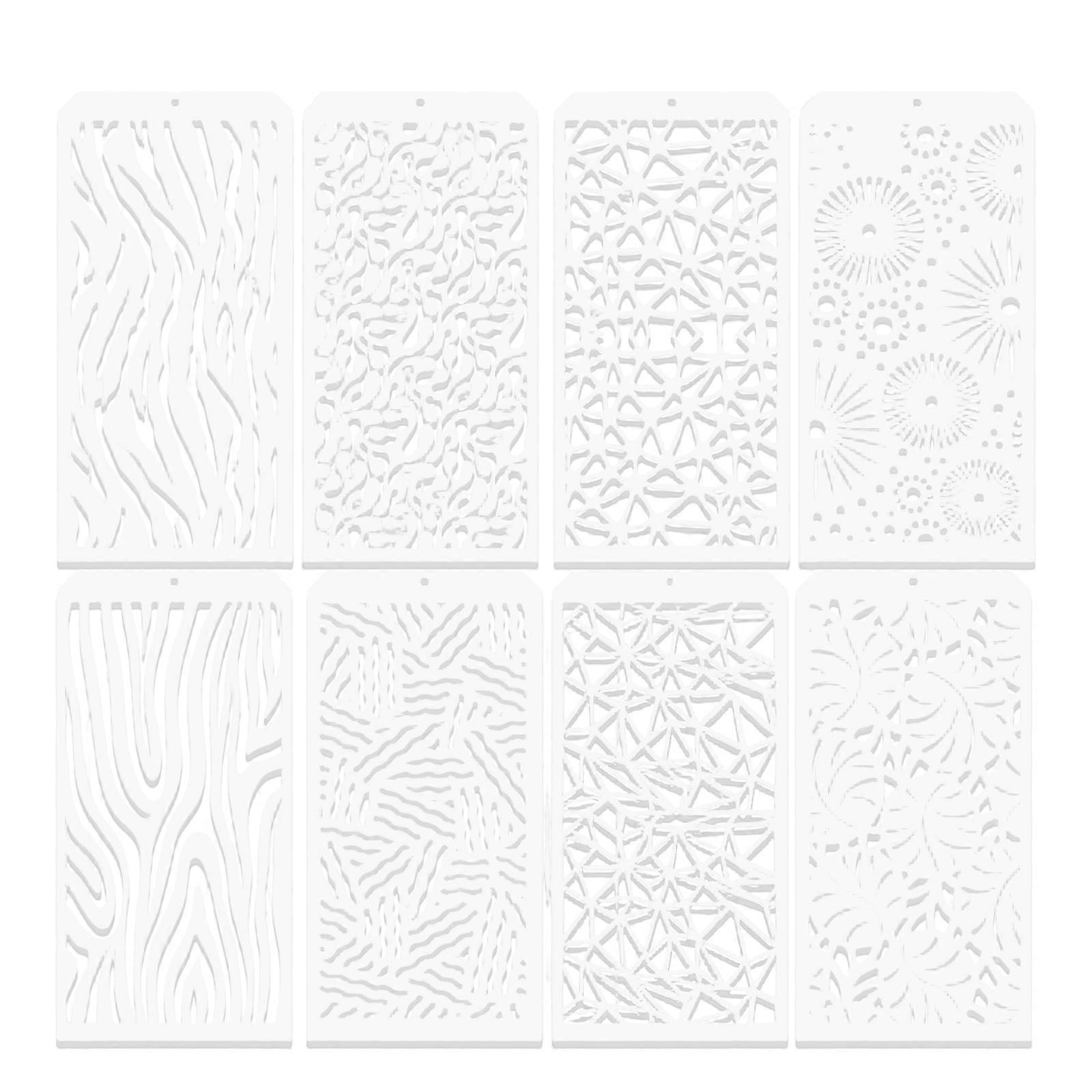 Artistic Reusable Stencil Template Design Tool With Friendly PET Materials For Multiple Medium Painting Applications Multicolor