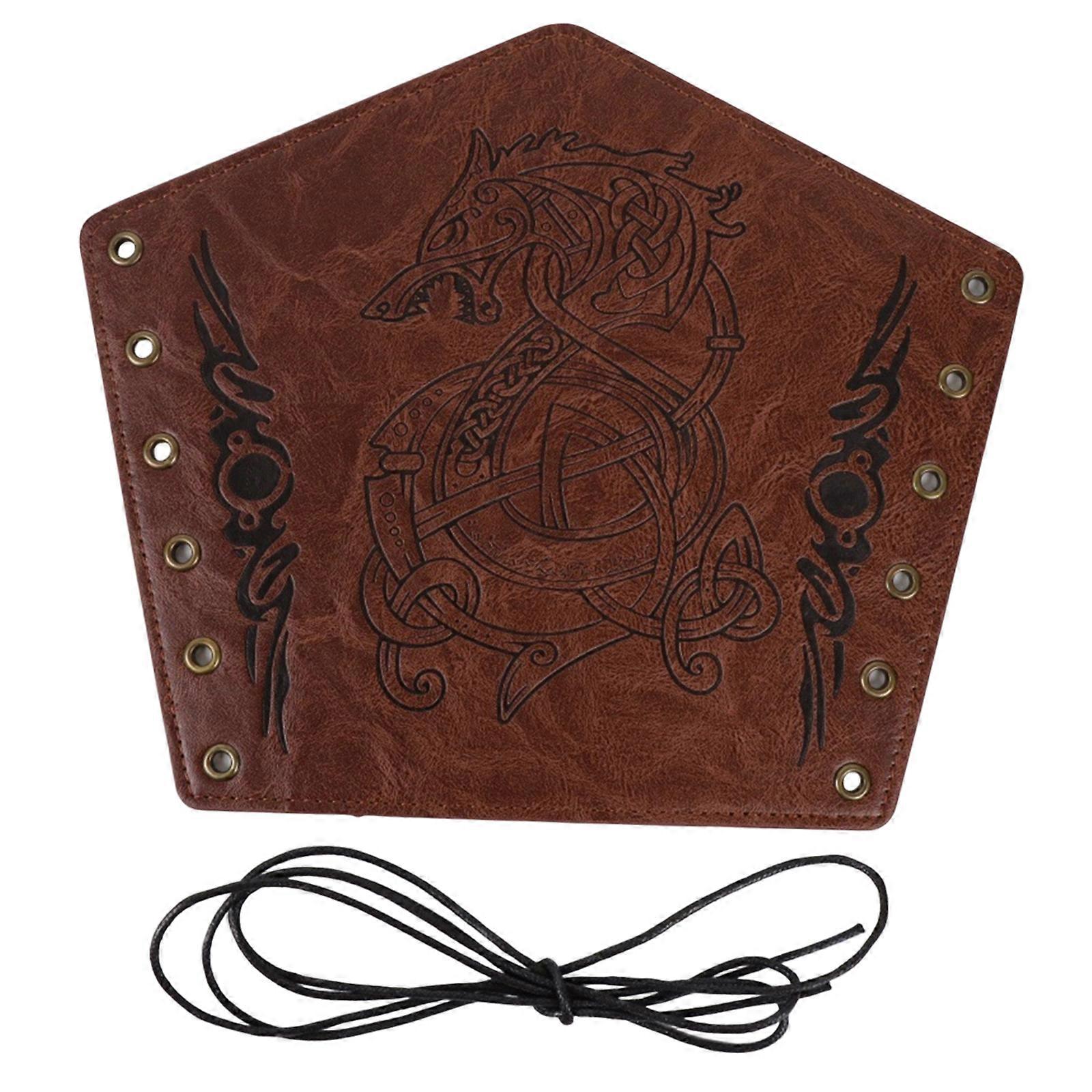 Arm Guard Gauntlet Wristband Role Playing Armguards Wide Knight Arm Gauntlets for Medieval Reenactment  C