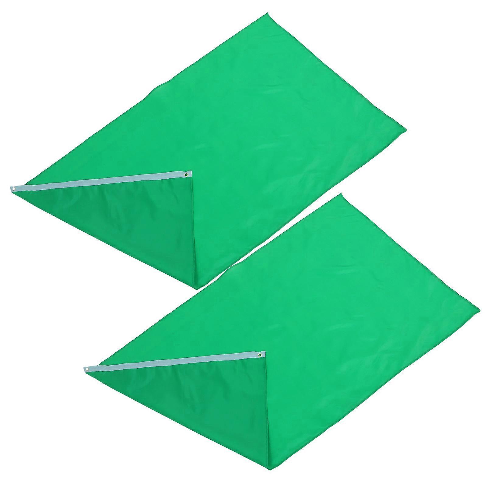 Garden Flag Solid Color Polyester Flags for Sports Event Decoration 2Pcs Handheld
