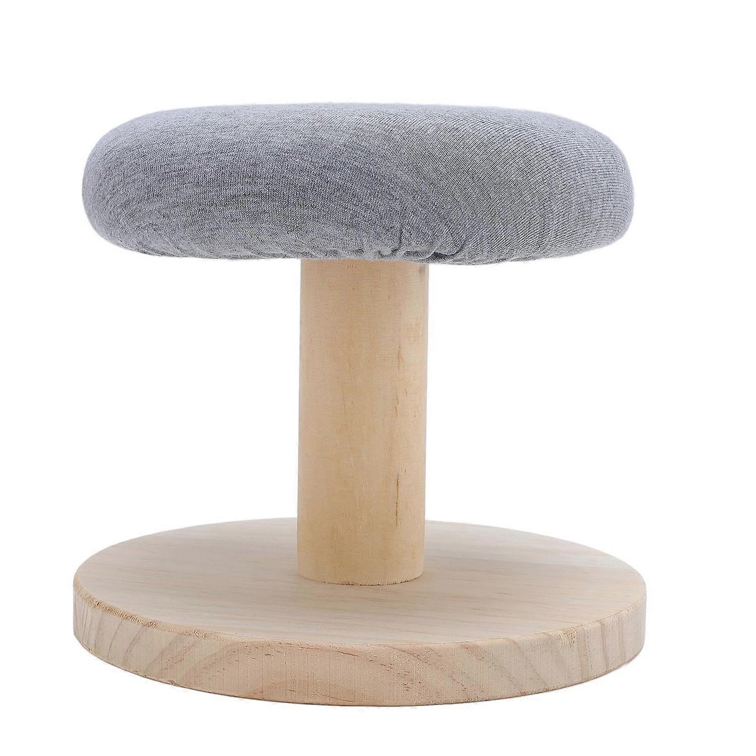 Ironing Board Stool Multifunctional Stable Solid Wood Small Round Ironing Board Stool for Home