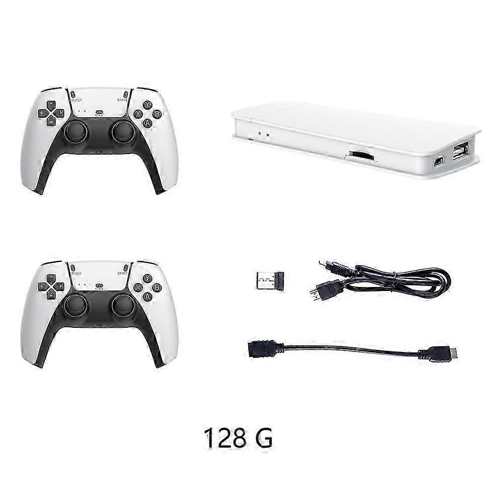 40000+ 4K HDMI TV Video Game Stick Retro Gaming Console w/ 2 Wireless Controller