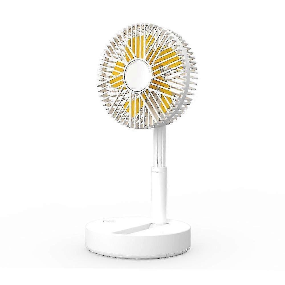 Foldable Electric Cooling Fan - Small Multicolour Desktop Fan with Quiet Operation