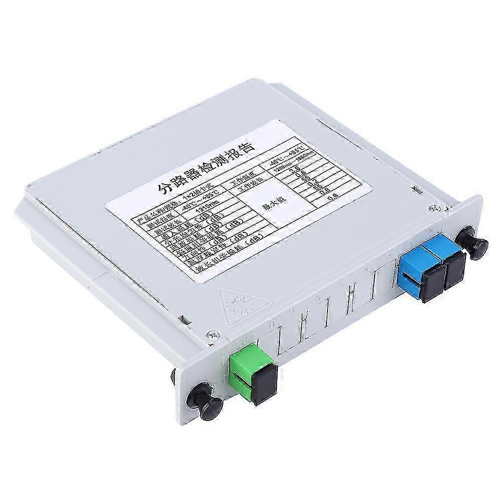 PLC Blade Optical Splitter SC-UPC 1X2 Single Mode Optical Fiber PLC Splitter