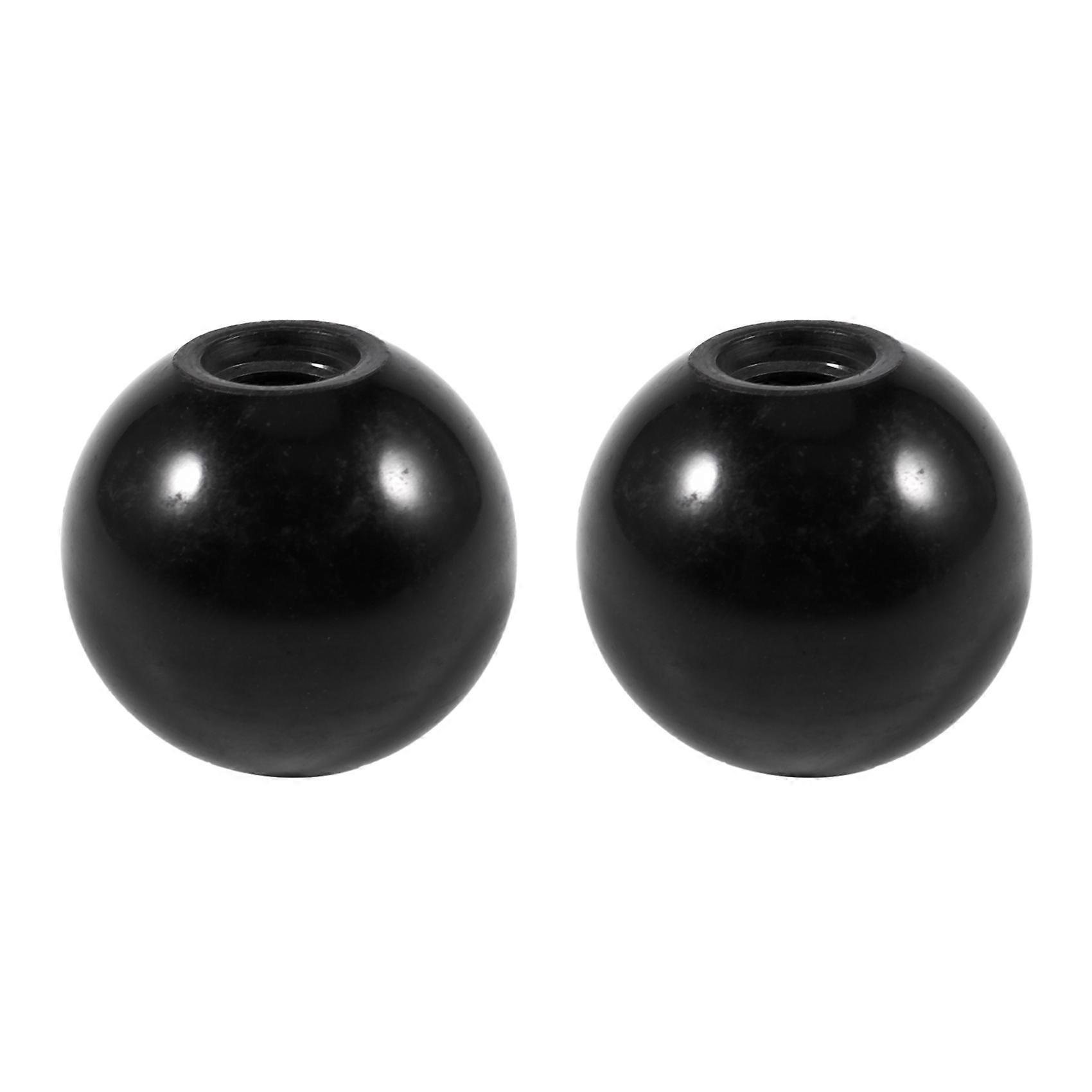 2X Replacement Black Bakelite 35 mm Diameter Ball Lever Knob