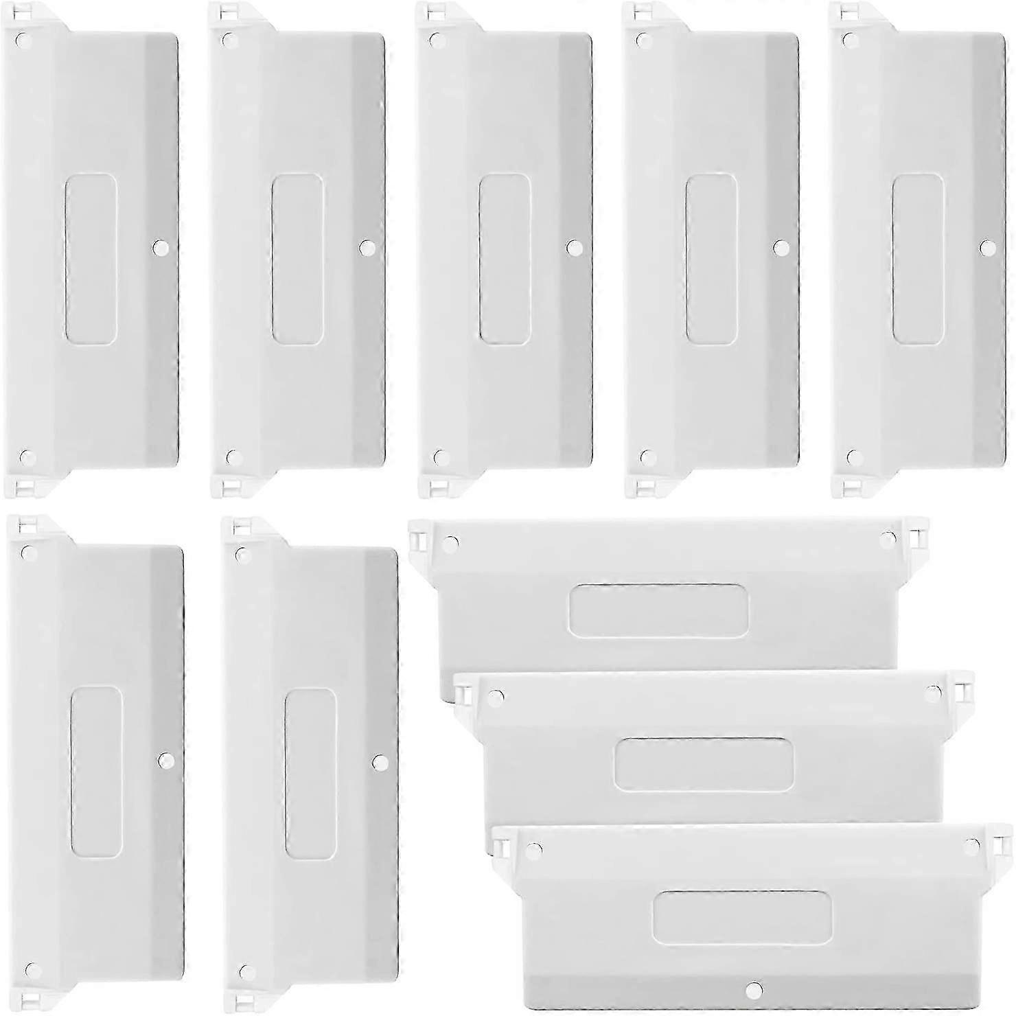 10PCS 127mm White Counterweight for Vertical Blinds, Replacement Bottom Weights for Vertical Slats