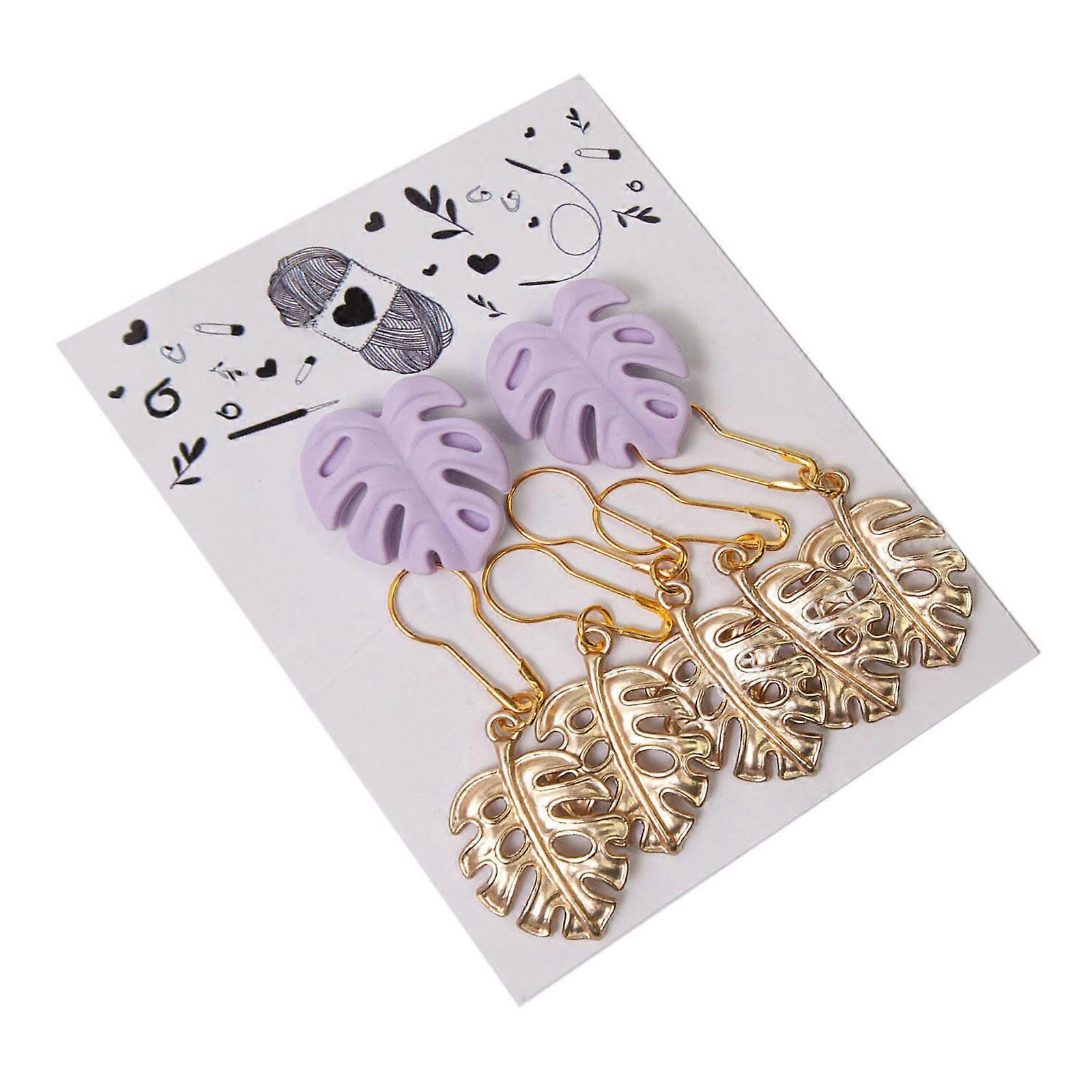 Stitching Marker Charm for Knitting, Weaving, Stitching Marker Locking Knitting Marker Charm Knitting Needle Stoppers Multicolor