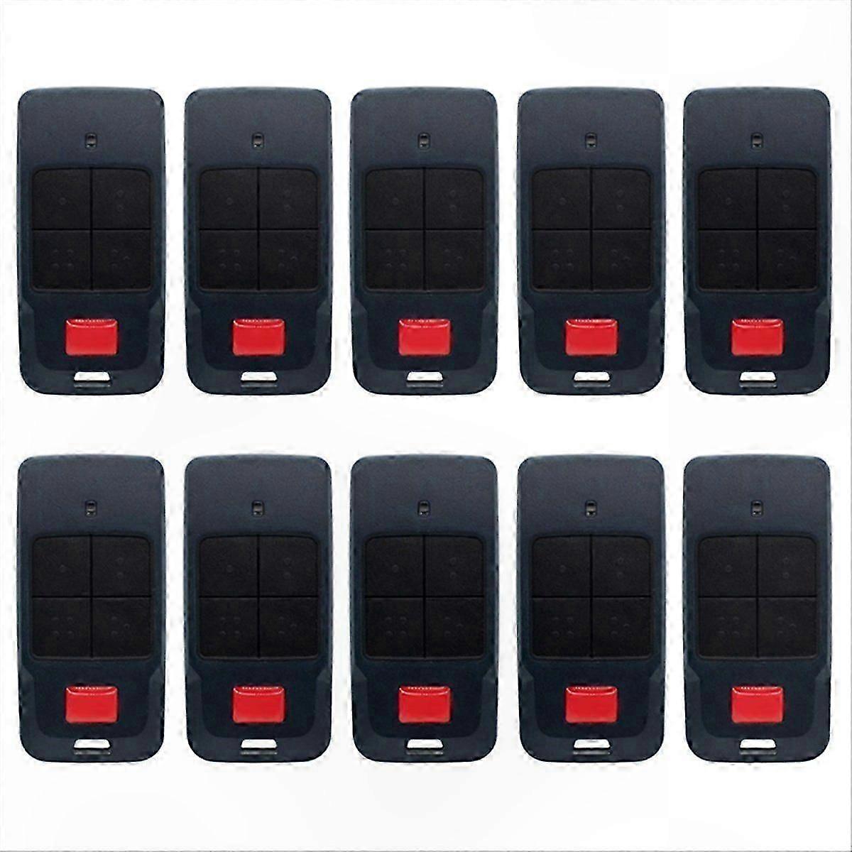 10-Pack Garage Door Remote Control 433.92MHz Rolling Code-Compatible with Multiple Systems Handheld Transmitter