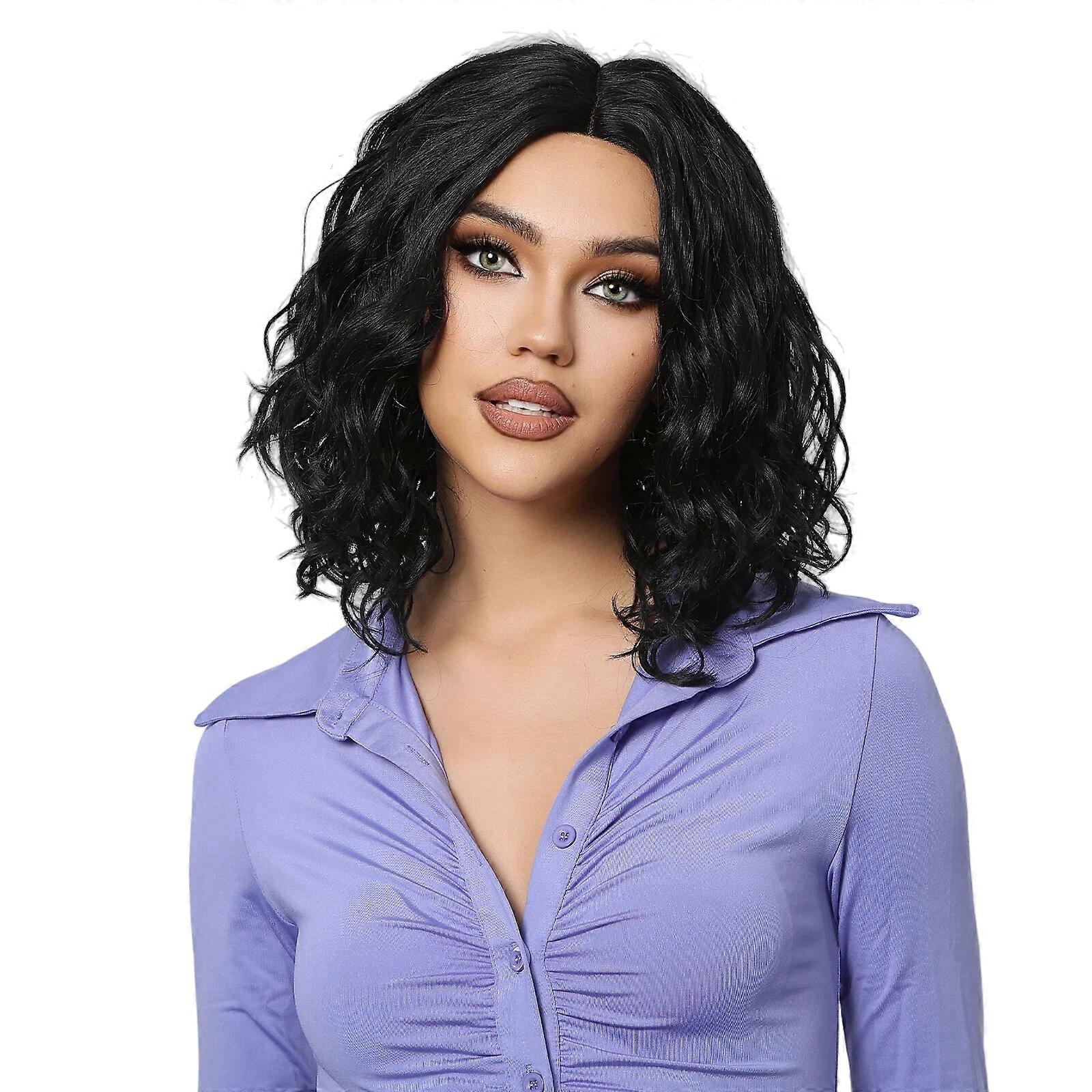 T-Part Lace Short Curly Silky Glueless Synthetic Wig - Effortless Style for Everyday Wear