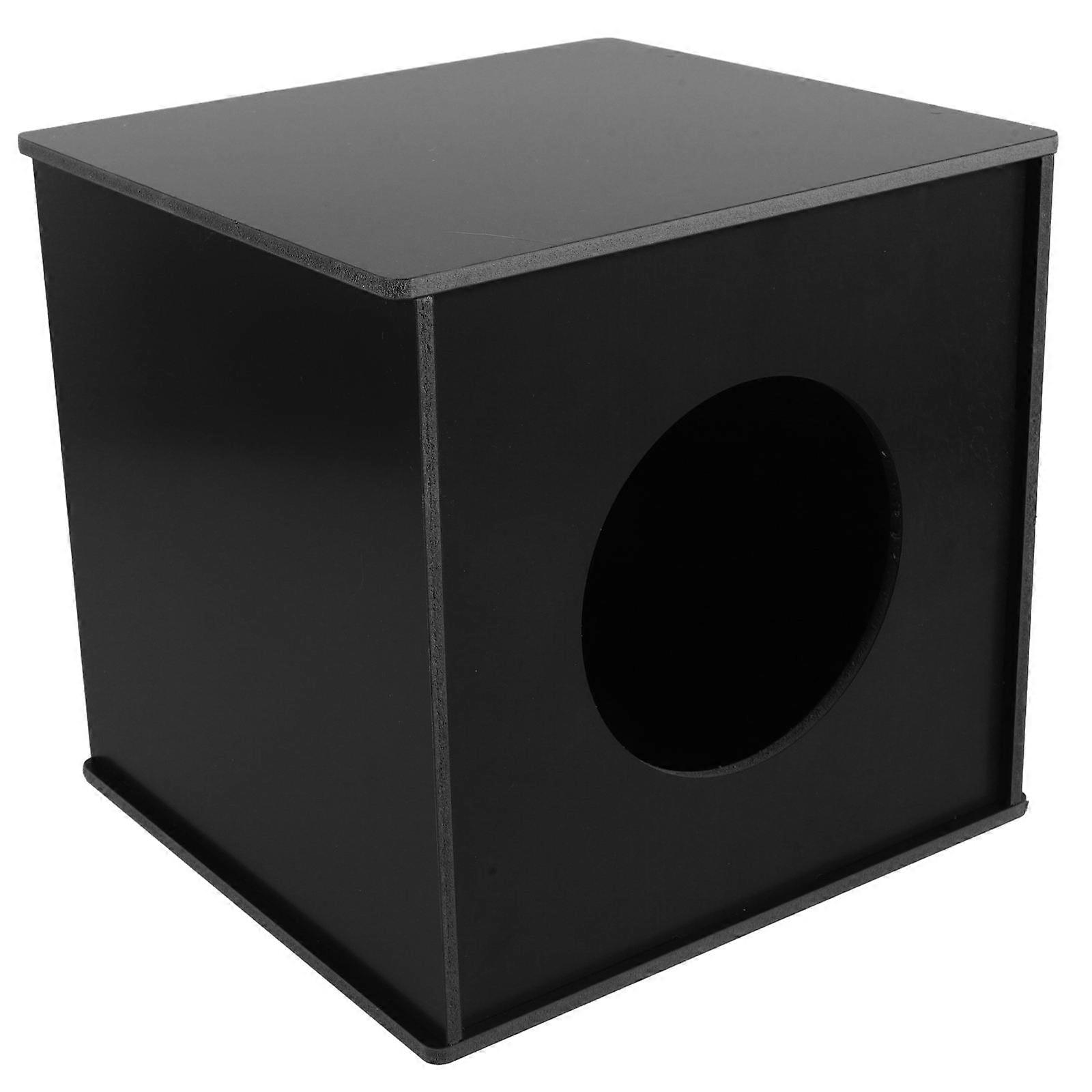 Ticket Boxes Raffle Ball Game Box For Company Events Black 21.00X20.00X19.00CM Voting 1Set