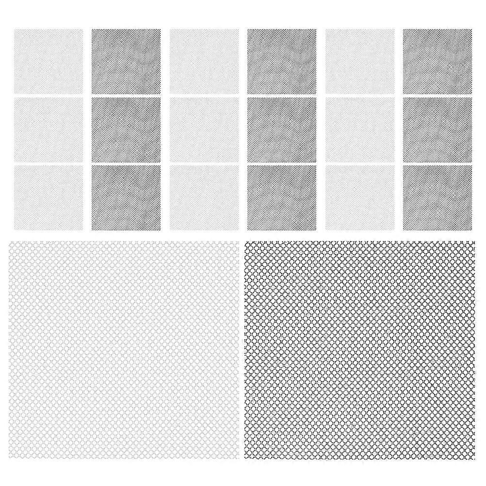 Breathable Eye Mesh Sheets for Mask Making 60Pcs Assorted Color Mesh Fabric