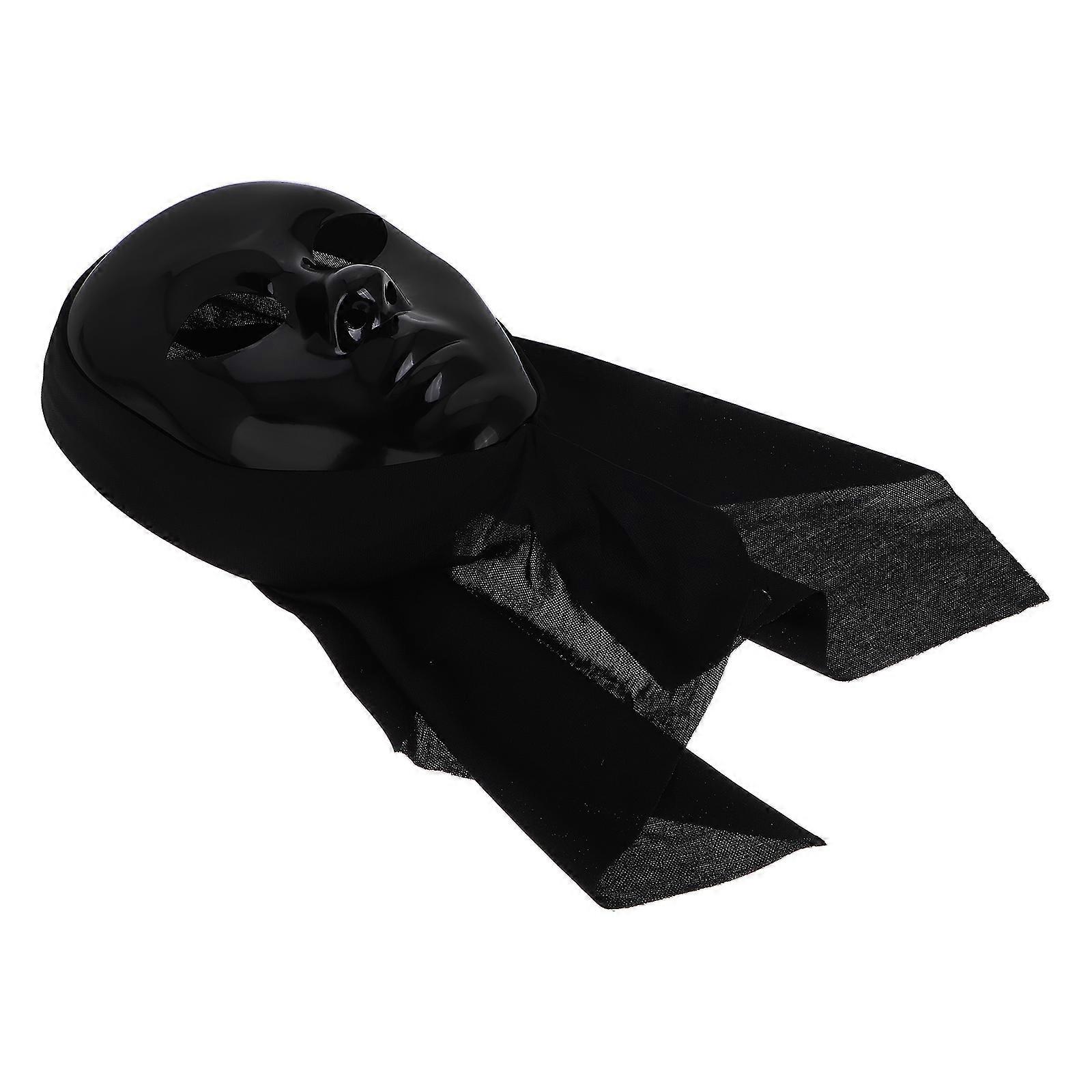 Black Full Face Mask for Halloween Party and Stage Performance Use