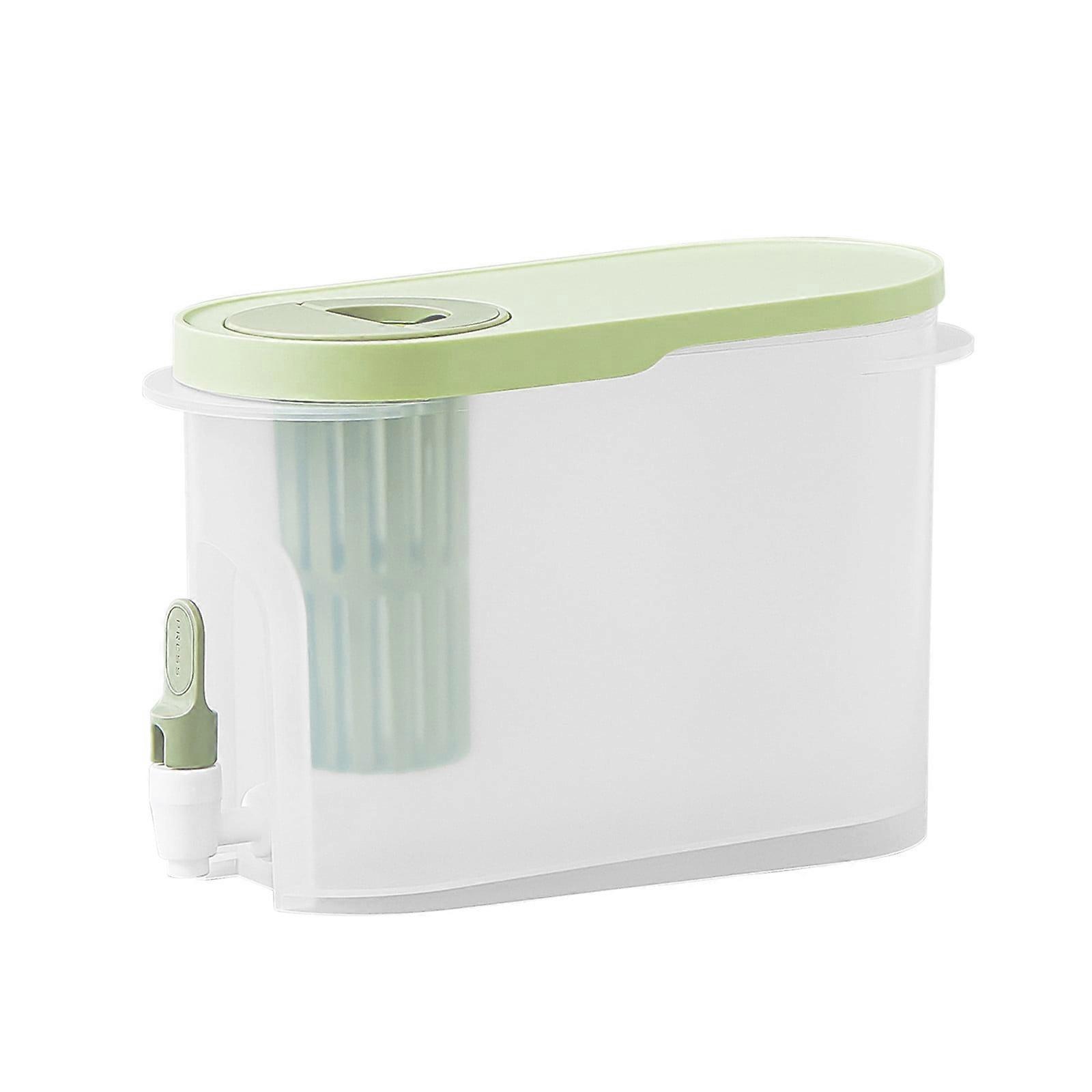 Clearance! VALSEEL Large Capacityre Frigerator Cold Kettle with Faucet Fruit Teapot Lemonade Bucket