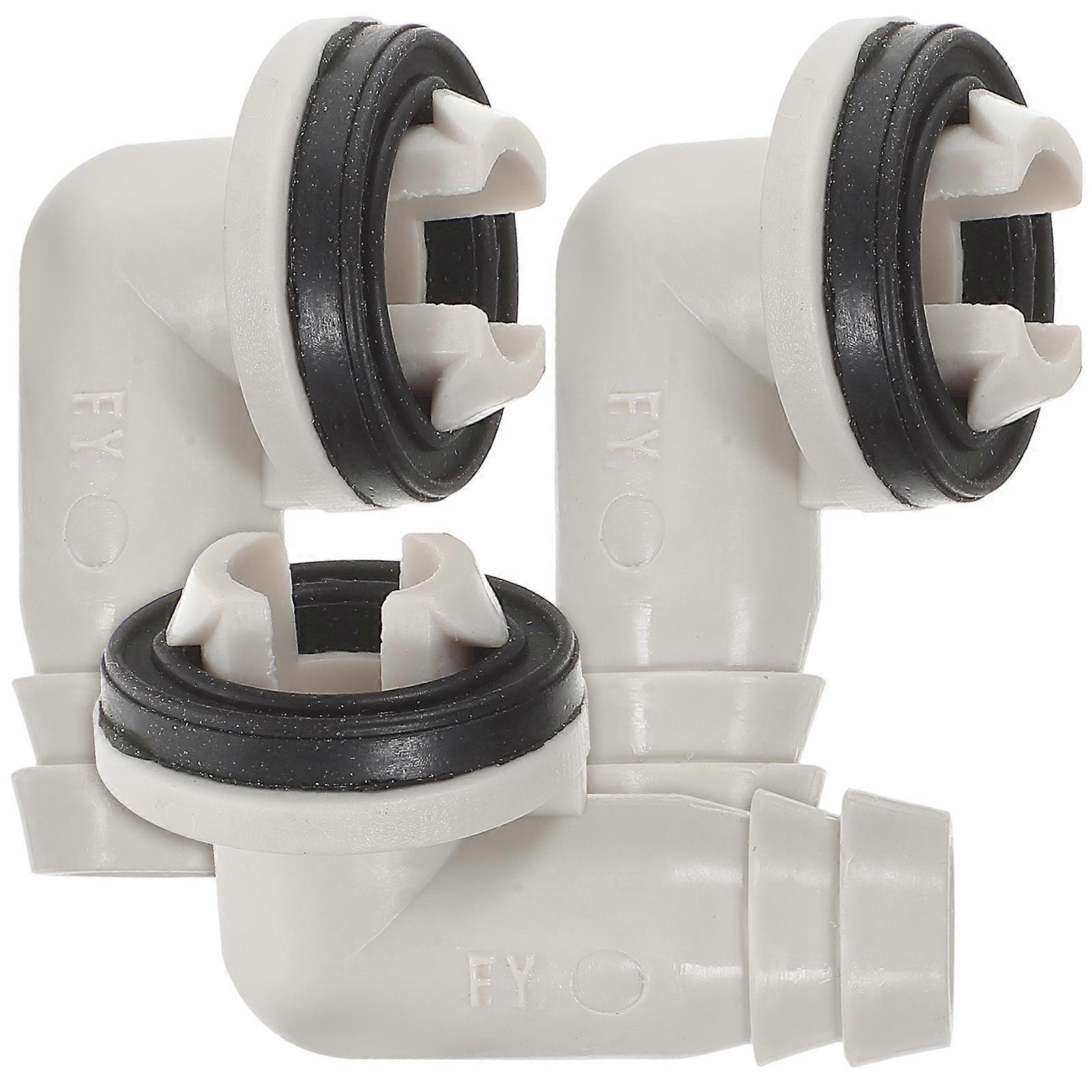 AC Drain Hose Connector with Rubber Ring for Window Unit 3 Pieces 15mm to 40mm Compatibility