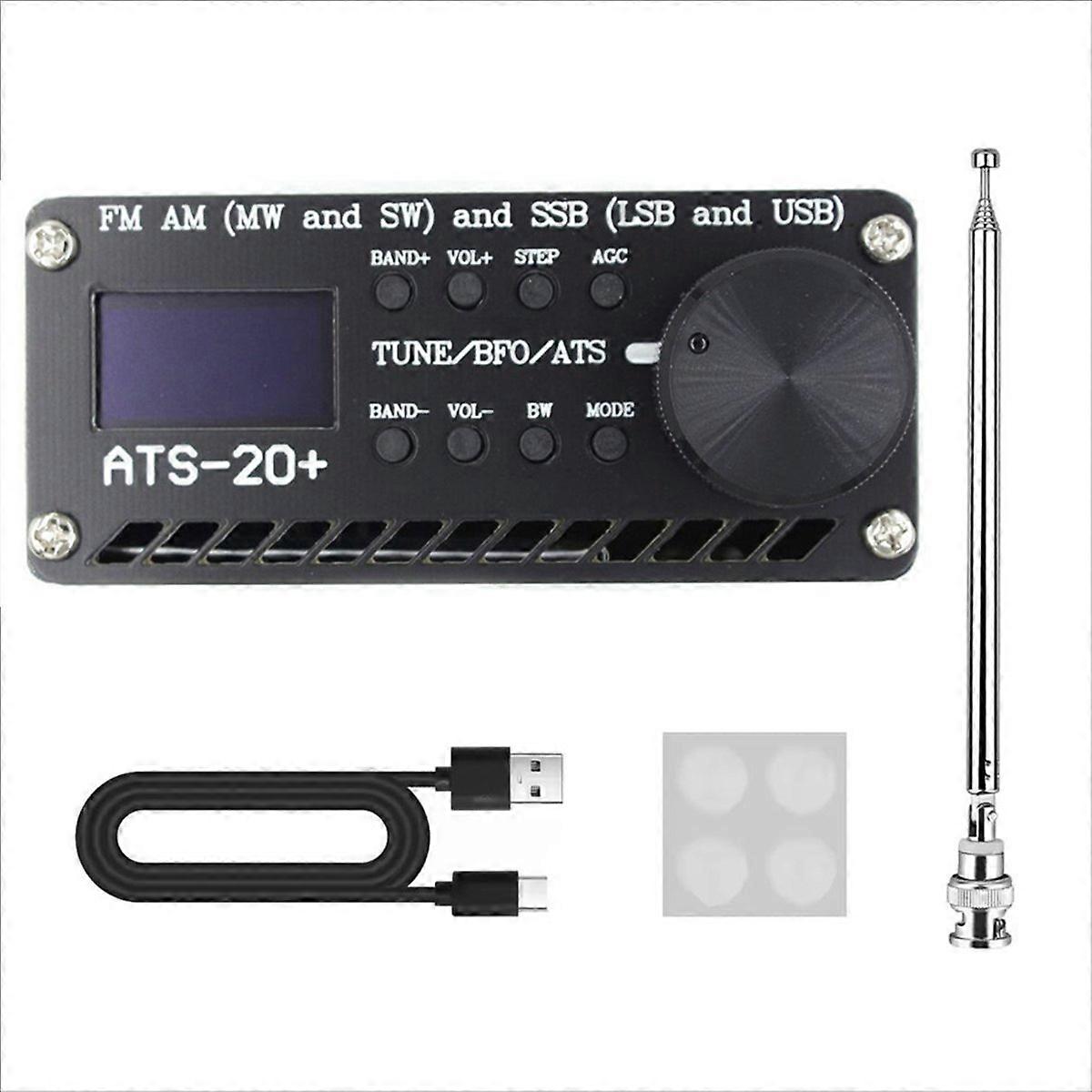 ATS-20+ Plus Si4732 Radio Receiver FM AM MW SW SSB LSB USB Full Band Receiver Portable Digital Radio