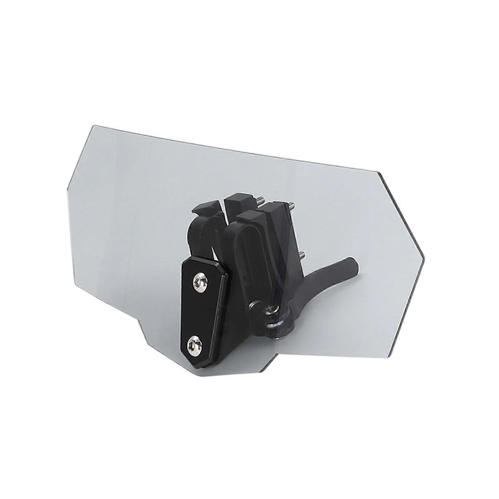 Universal Adjustable Motorcycle Windshield Clear Wind Deflector for Kawasaki BMW Ducati Honda