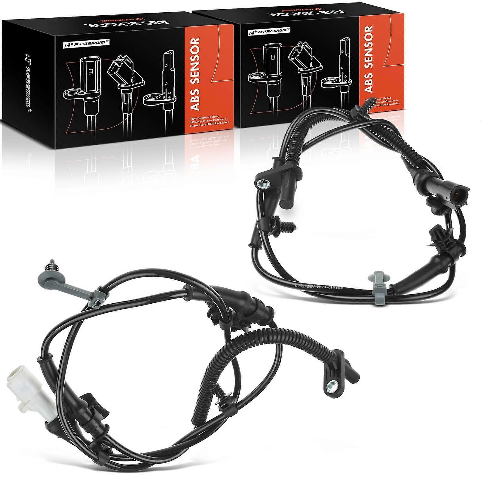 2PCS Front ABS Wheel Speed Sensor for Ford Edge Lincoln MKX, Driver and Passenger Side Set