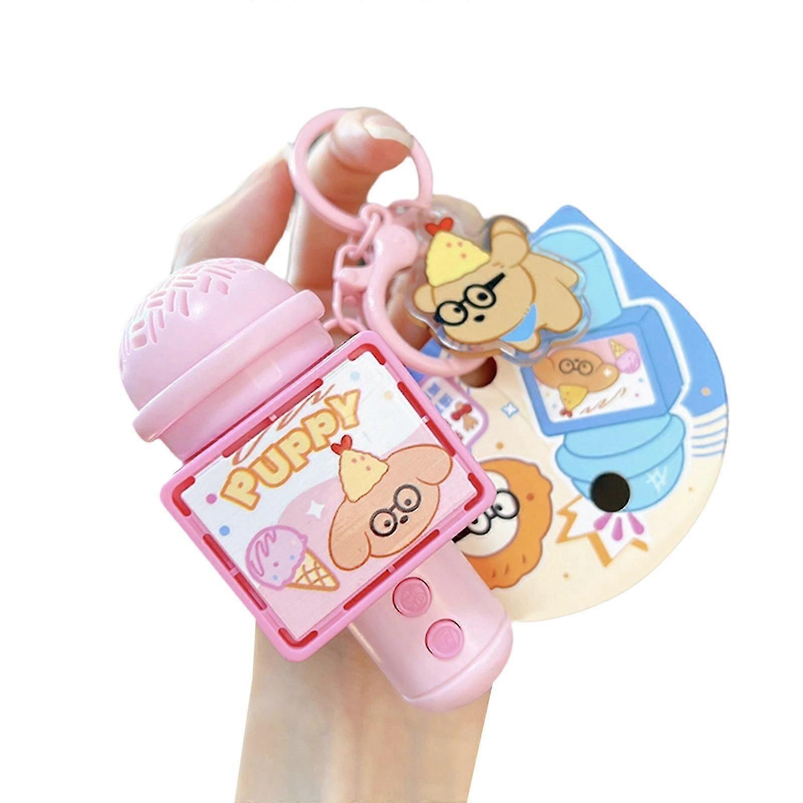 Tiny Sound Effect Keychain Transportable Acrylic Mixture ABS Substance Dense Fashion For Tourists And Commuters Multicolor