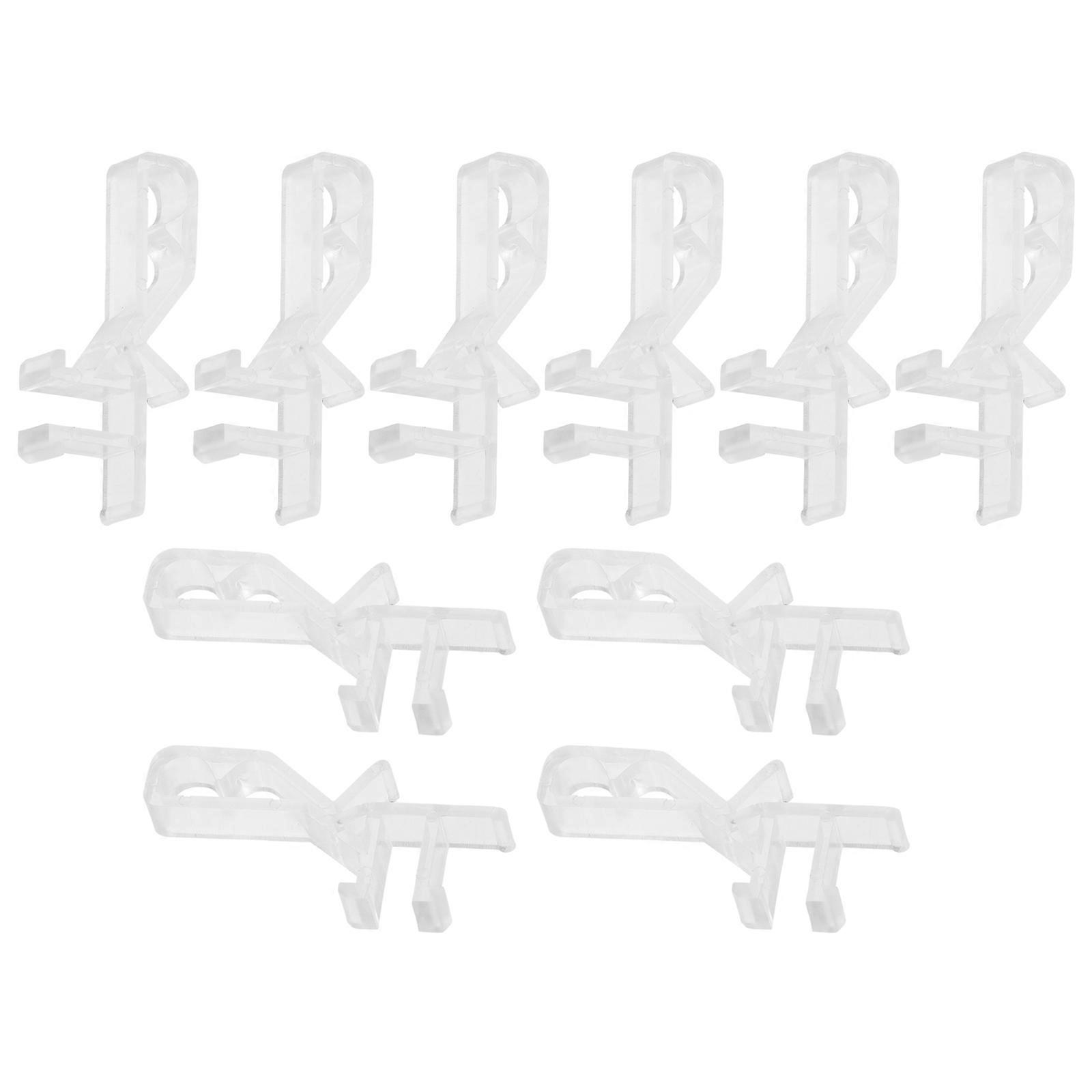 Blind Valance Clips Replacement for 20Pcs Transparent Curtain Clips