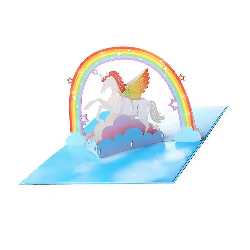 Greeting Rainbow 3D Creative 3Pcs for Wishes
