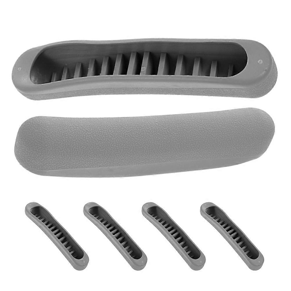 Underarm Crutch Cushion Pads for Walking Support 12Pairs Replacement Grey Tpr