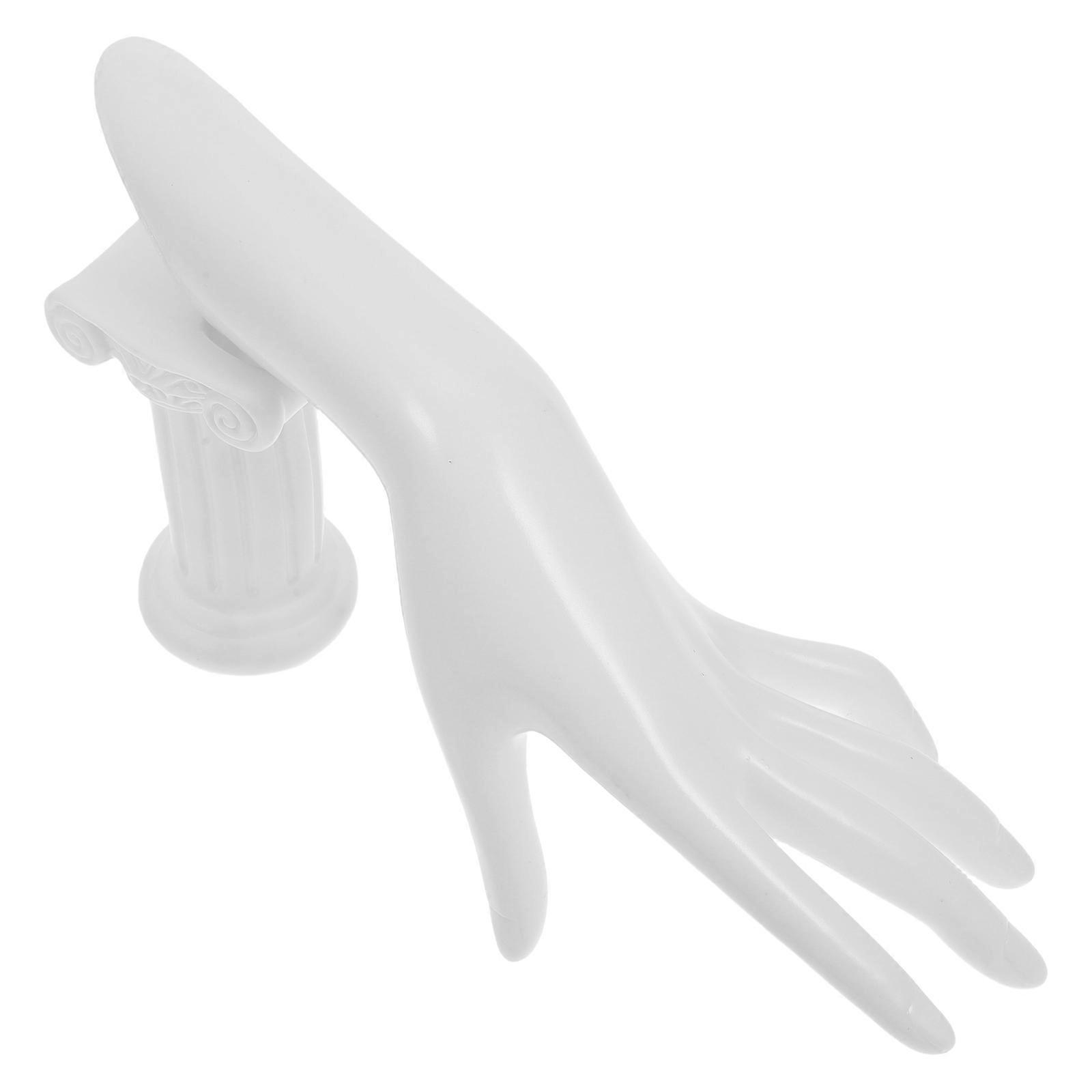 Hand Jewelry Display Rack with Roman Column Stand for Store Photo Props