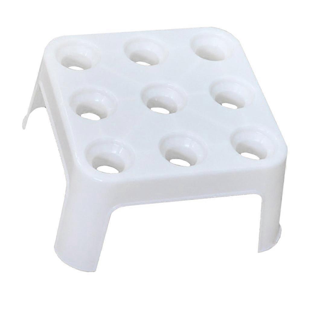 9 Holes Bottle Drying Rack Wine Bottle Drying Tree Systems Drip Tray