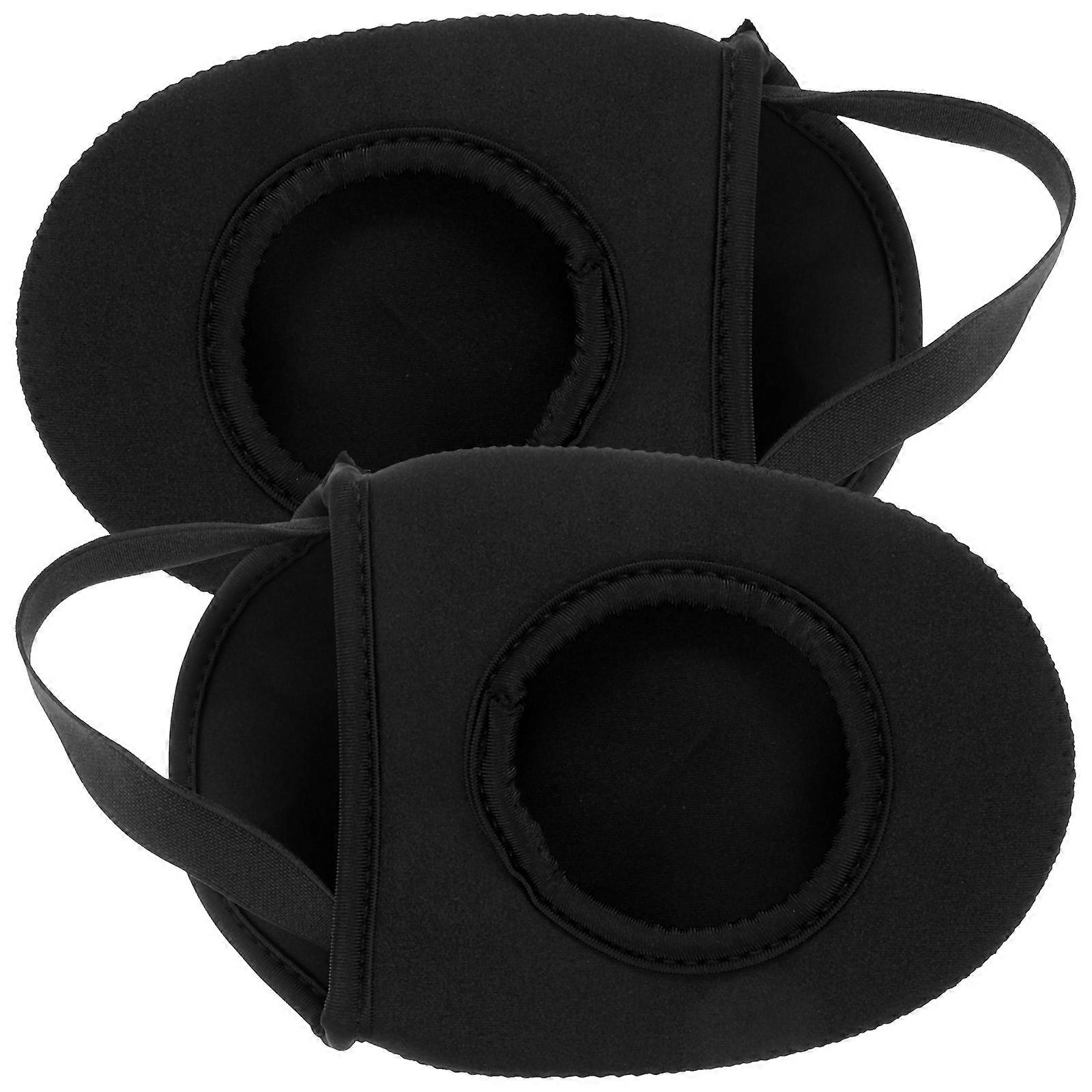 Windproof Bike Riding Overshoes 1 Pair Of Non Slip Shoe Covers Designed For Skiers In Black Color With Excellent Warm Function 2Pack