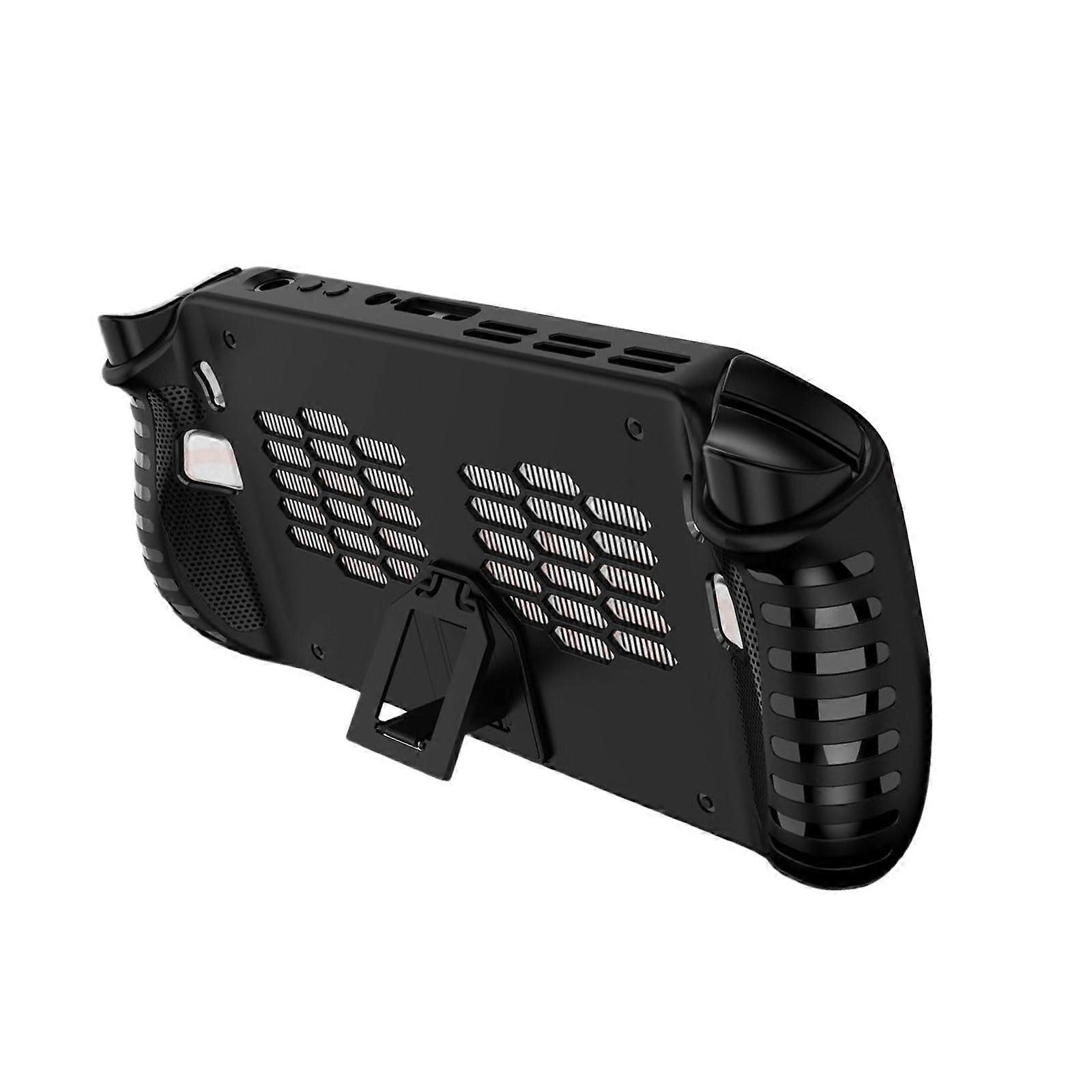 Scratchproof Shell Kickstand Protective Case For Go S Consoles Gamepad Flexible Housing Texture Black Shockproof Skin