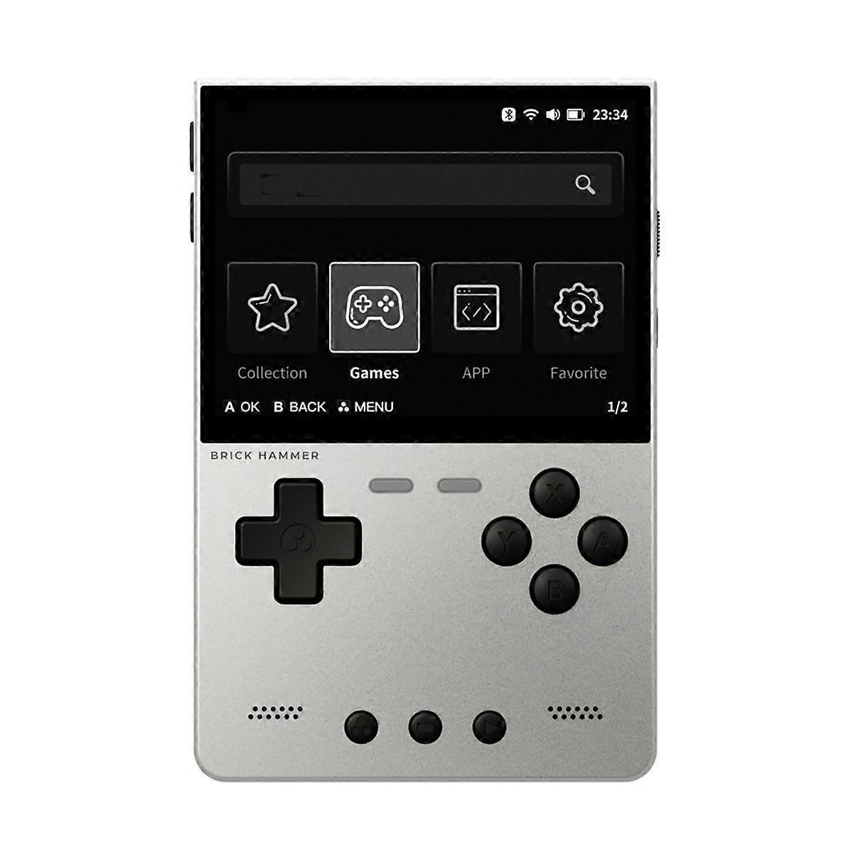 For BRICK Hammer Retro Video Game Console 3.2 Inch 1024x768 IPS Screen Open Source Handheld GamePad