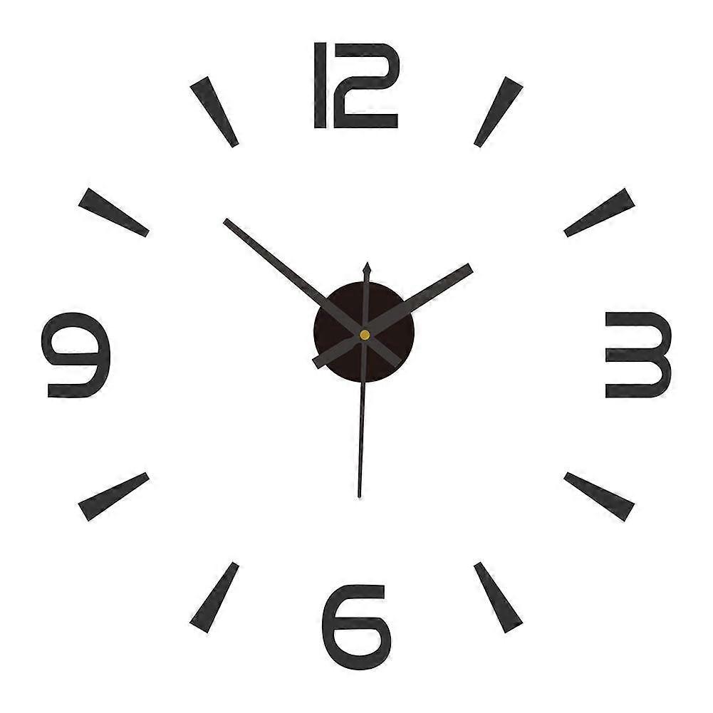 Sophisticated 3D Mirror Wall Clock Enhancing Your Interior Style Effortlessly