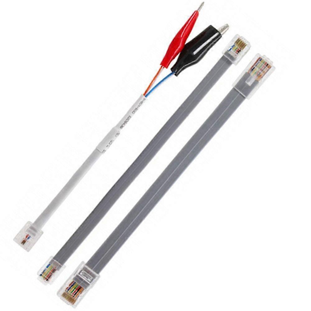 Plastic Replacement Cables  RJ11 / RJ12 / RJ45 Plug  Wire Identification And Tracing