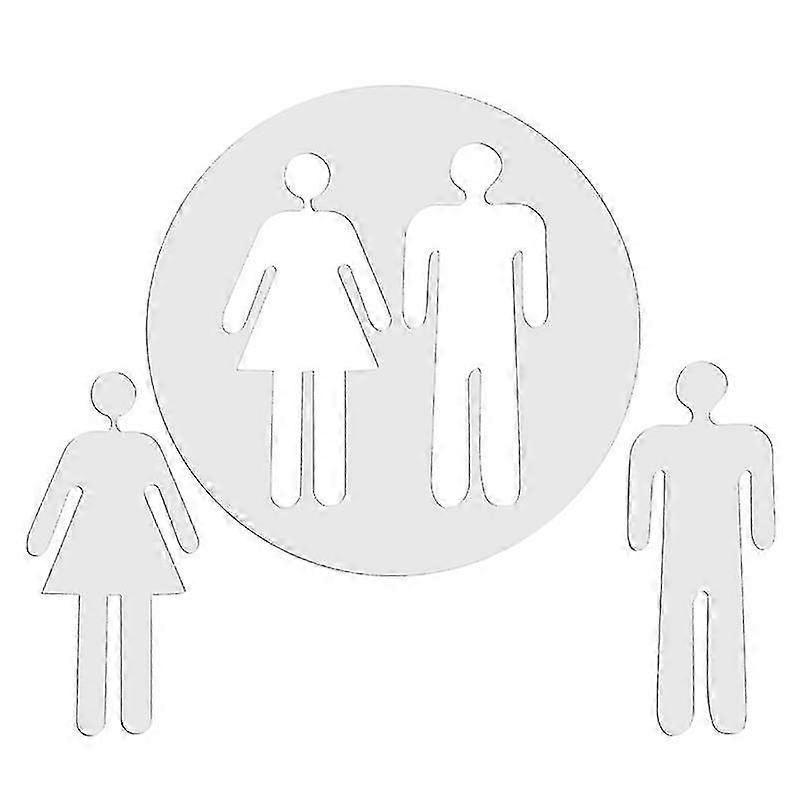 1pcs Toilet Wall Decals-c