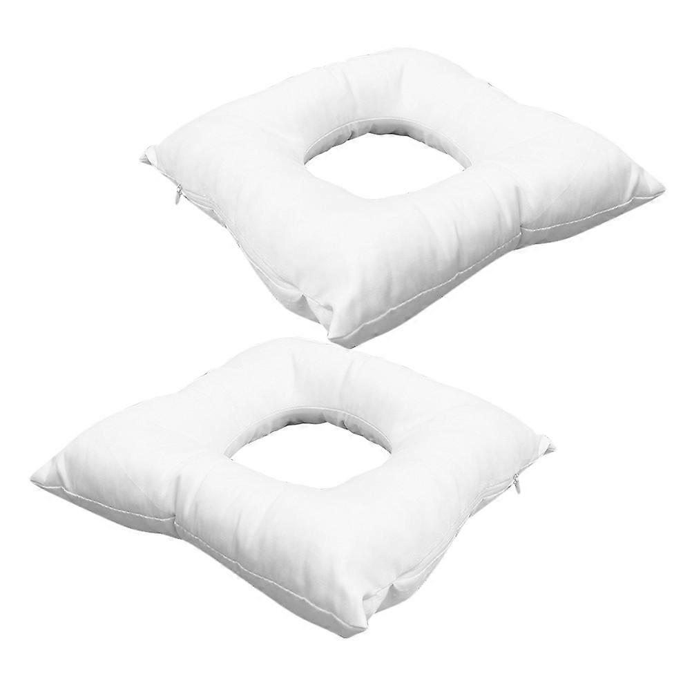 Massage Bed Cushion Comfortable Support for Spa Use 2Pcs White