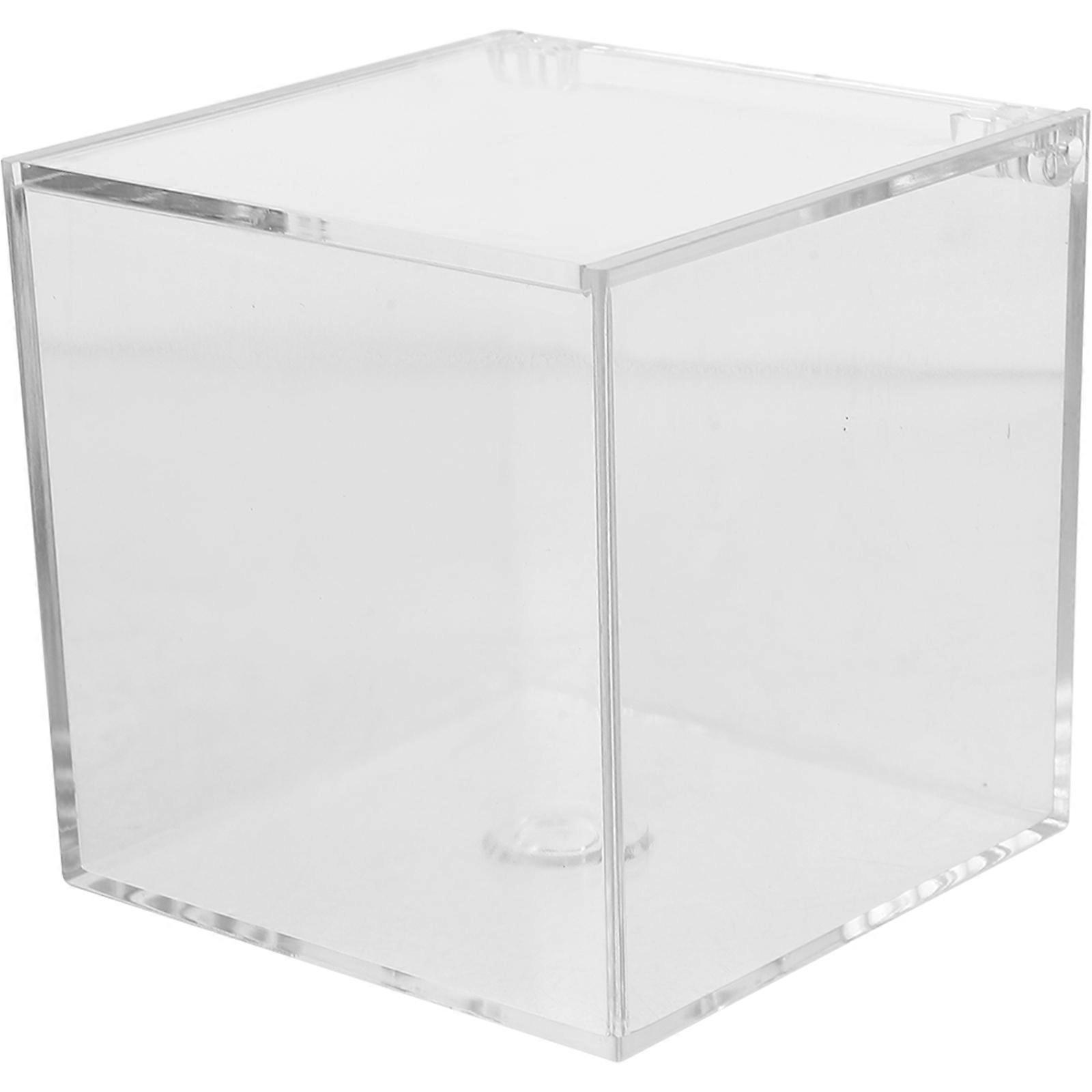 Acrylic Doll Holder Clear Display Box for Cosmetic Storage