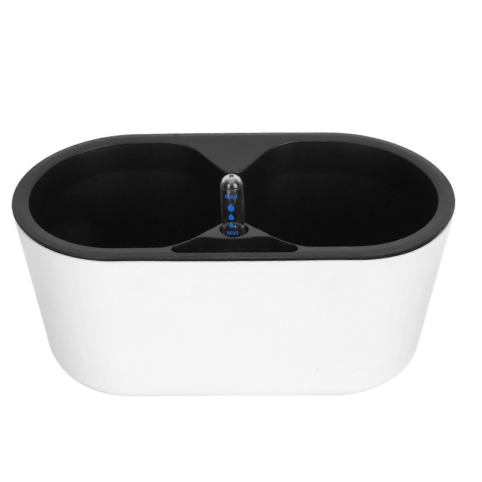 Automatic Absorption Flowerpot House Self-Watering Garden Planter 1Set