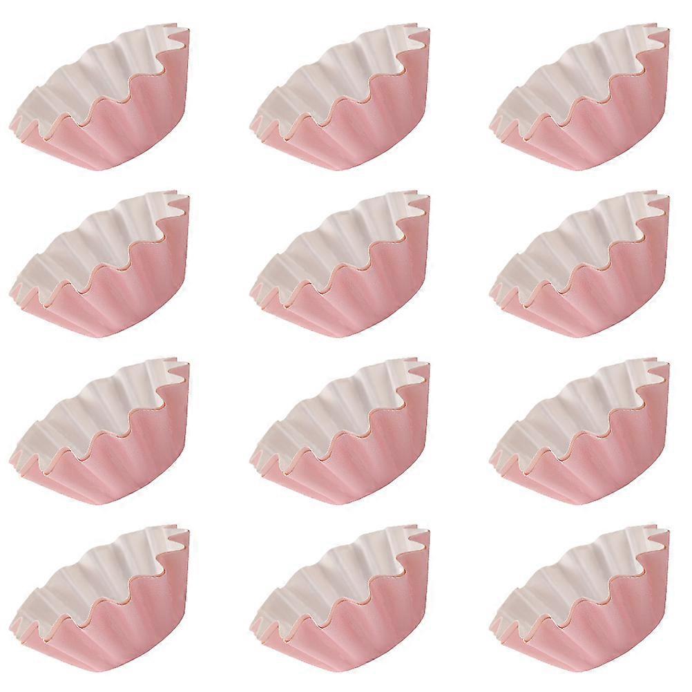 Egg Cake Paper Cup for Baking 50Pcs Pink Paper Cups for Cupcakes