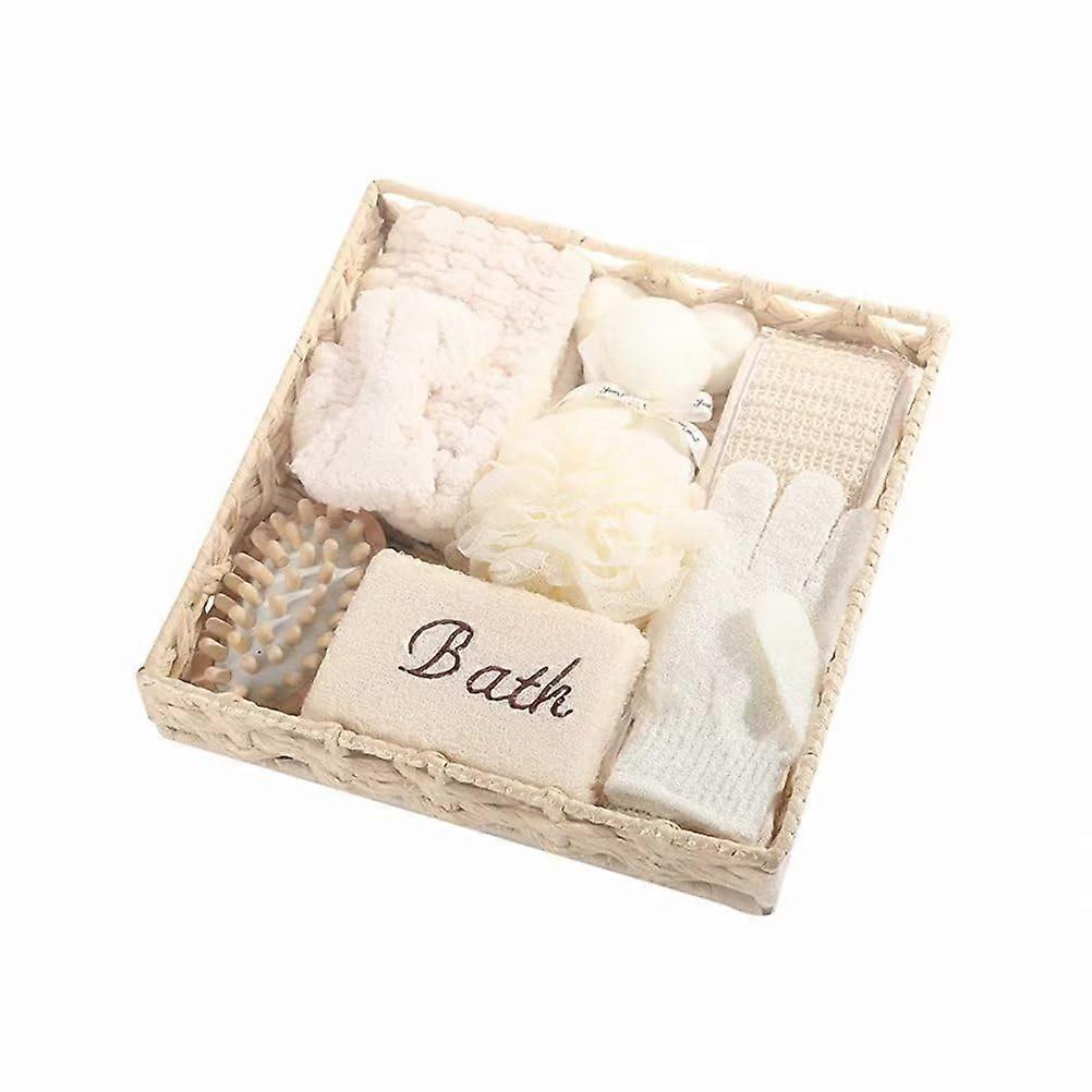 Bath Gift Set for Women with Complete Bathing Accessories and Wooden Spa Kit