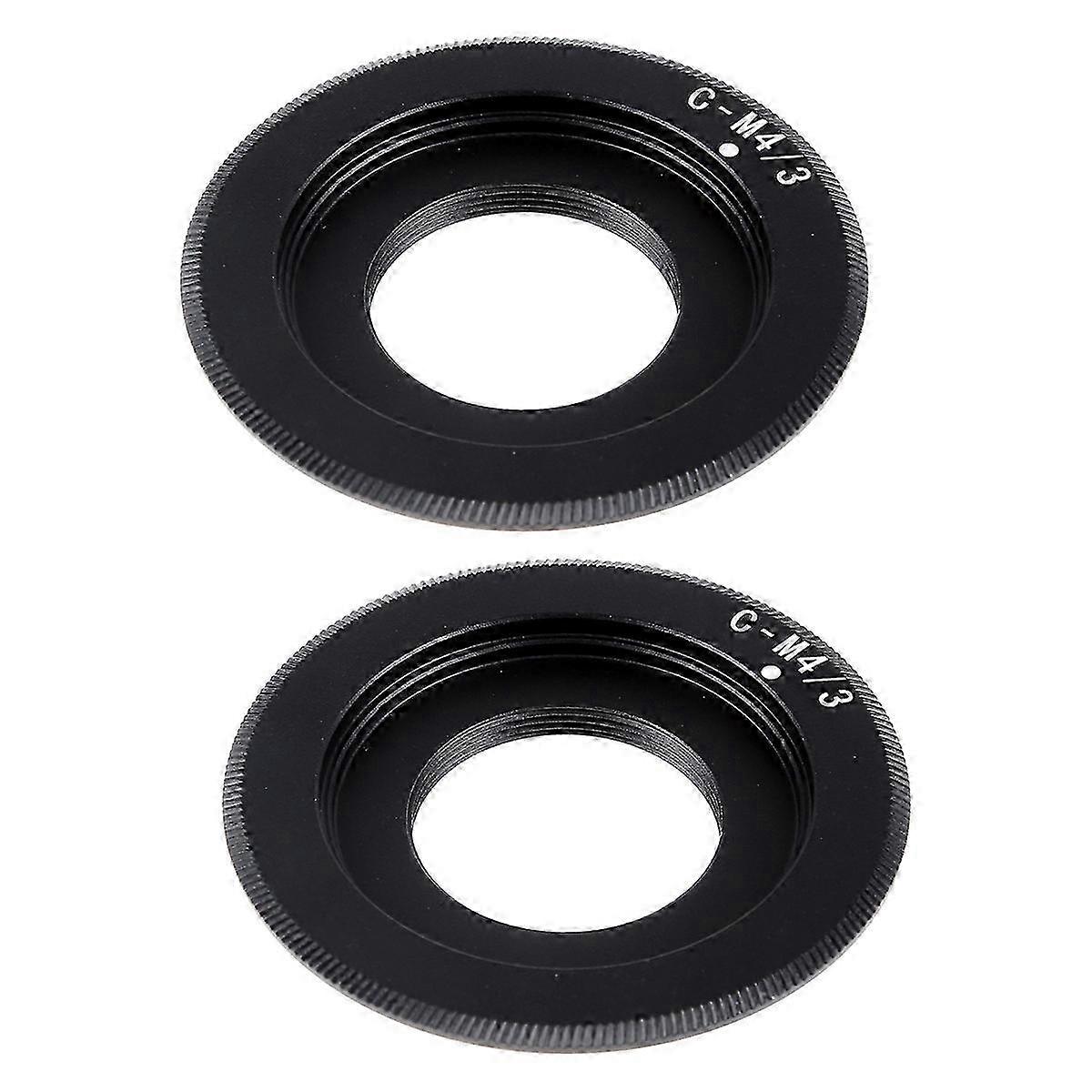 2X C - Mount Lens - Micro-Four Thirds (,compatible ) Camera Body Support Lens Mount Adapter C - / 3