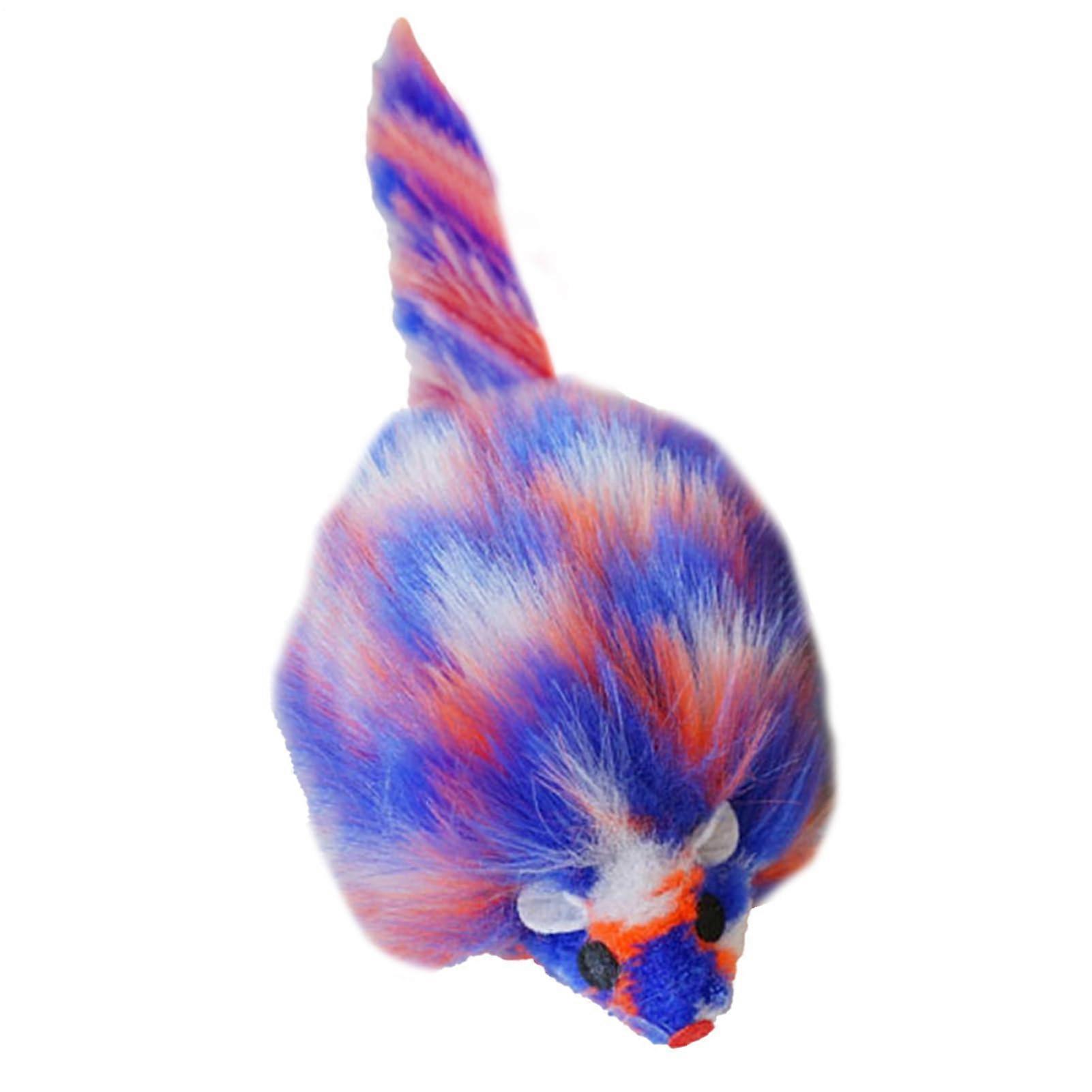 Squeaky Cat Toy with Interactive Mouse Shape and Tail Movement for Indoor Hunting Play