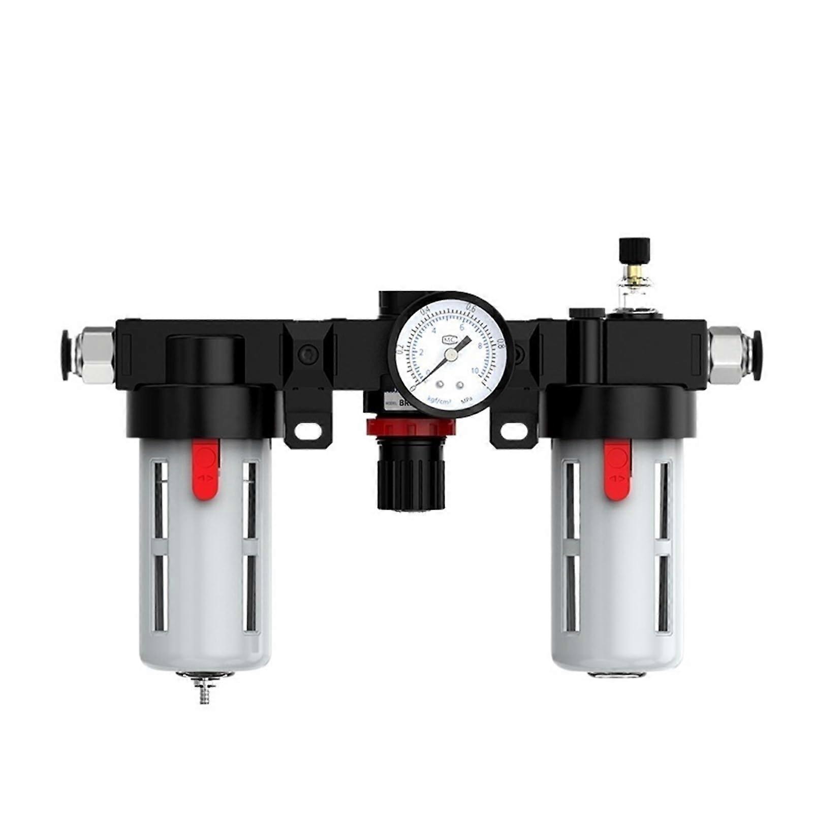 BC3000 Air Compressor Filter Regulator with Efficient OilWater Separation and Durable Iron Body