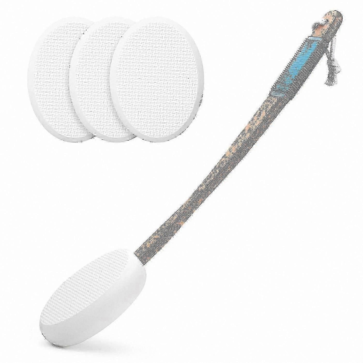 Moisturizing Back Lotion Applicator with 4 Replaceable Pads for Easy Reach