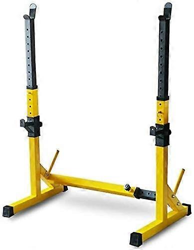 Adjustable Squat Rack with Pull Up Bar and Weight Lifting Bench Press for Home Gym Workout