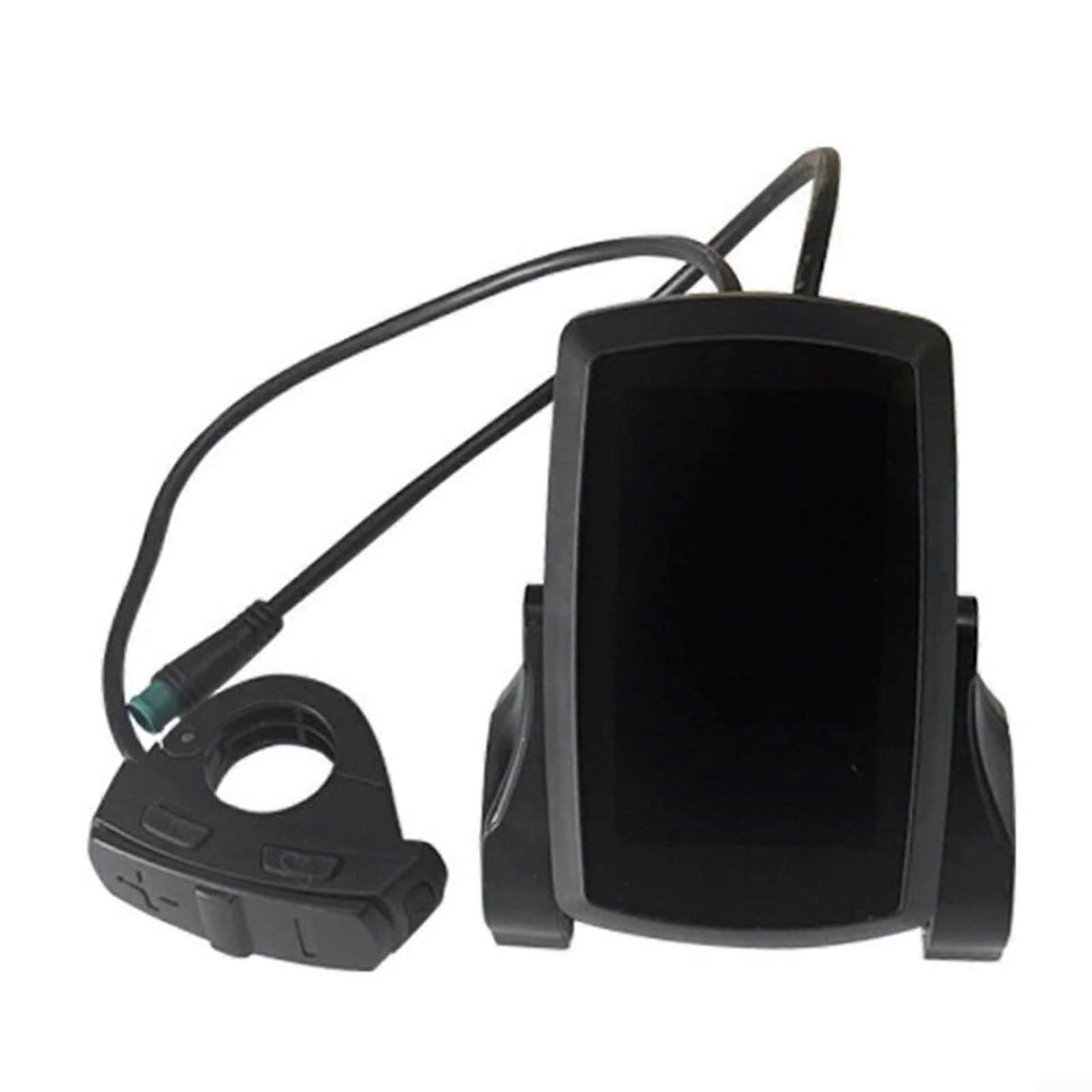 EBike LCD Display with Speedometer, MultiVoltage Compatibility and Adjustable Backlight