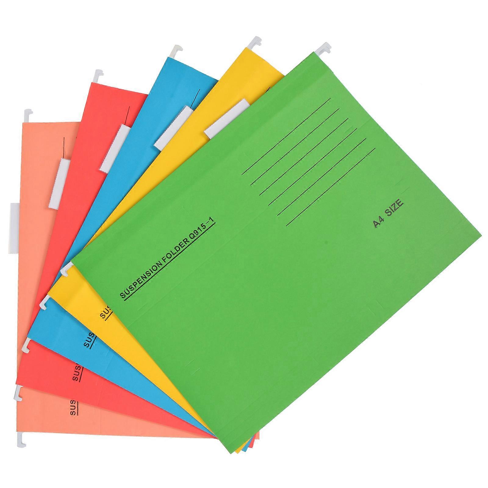 File Folder Coupon Organizer with Hanging File Organizer 5Pcs Assorted Color