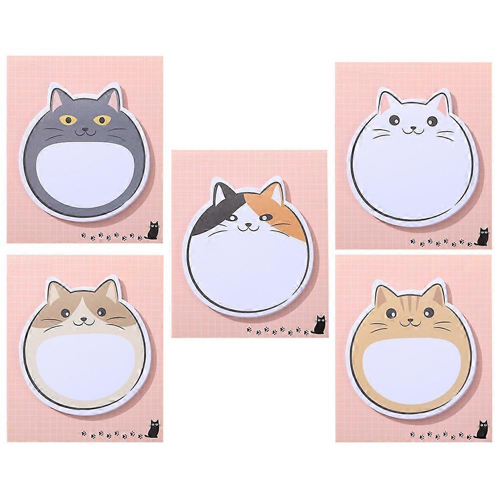 Cute Note Taking Supplies Multi-Functional Note Pads for Students Diary Making 5Pack