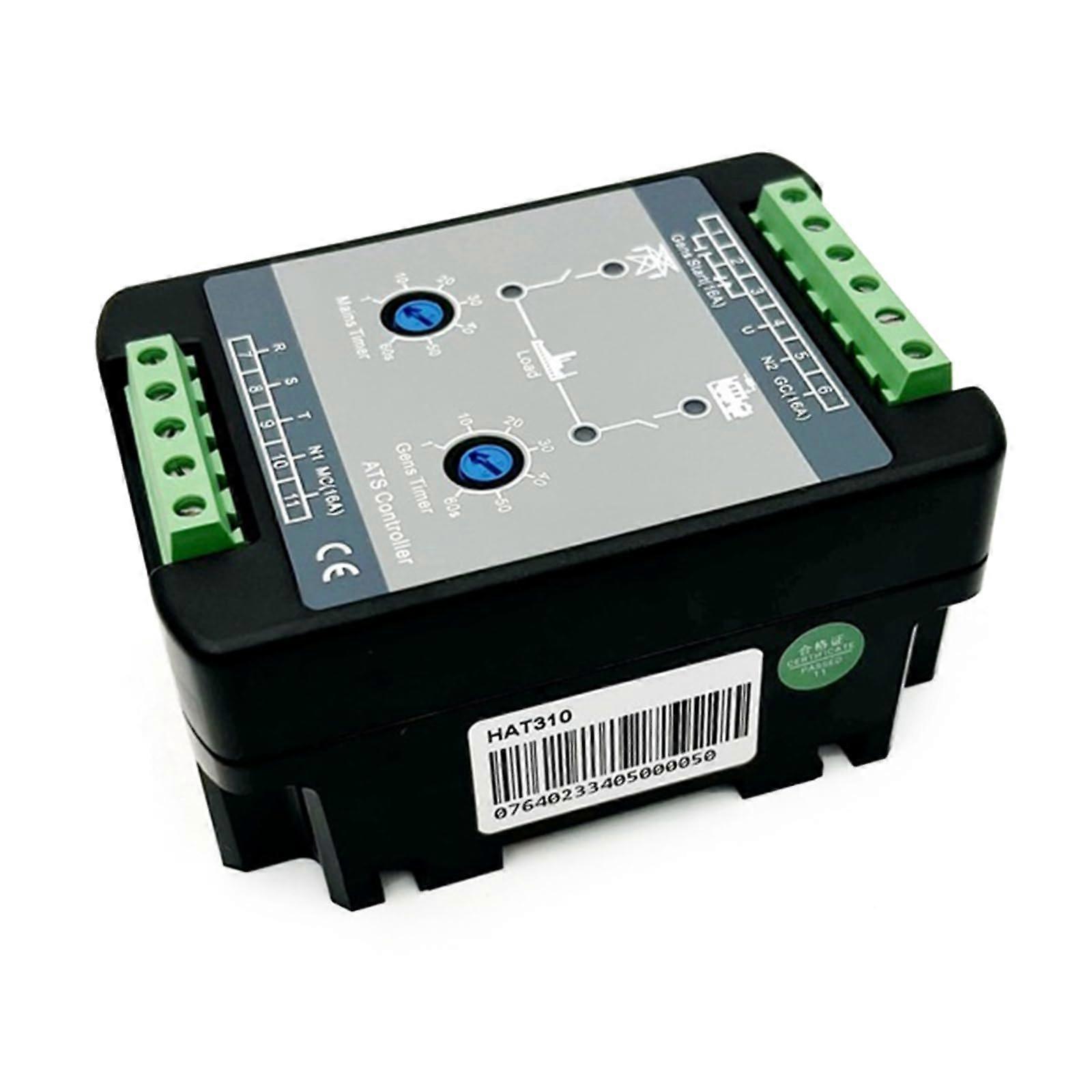 Generator Controller with LED Display Automatic Source Switching Weatherproof for Outdoor Use HAT310