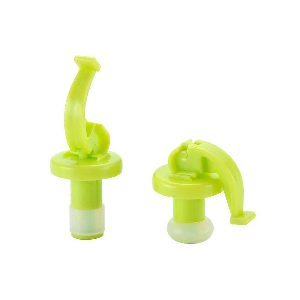 Red Stoppers for Manual 2Pcs Green Silicone