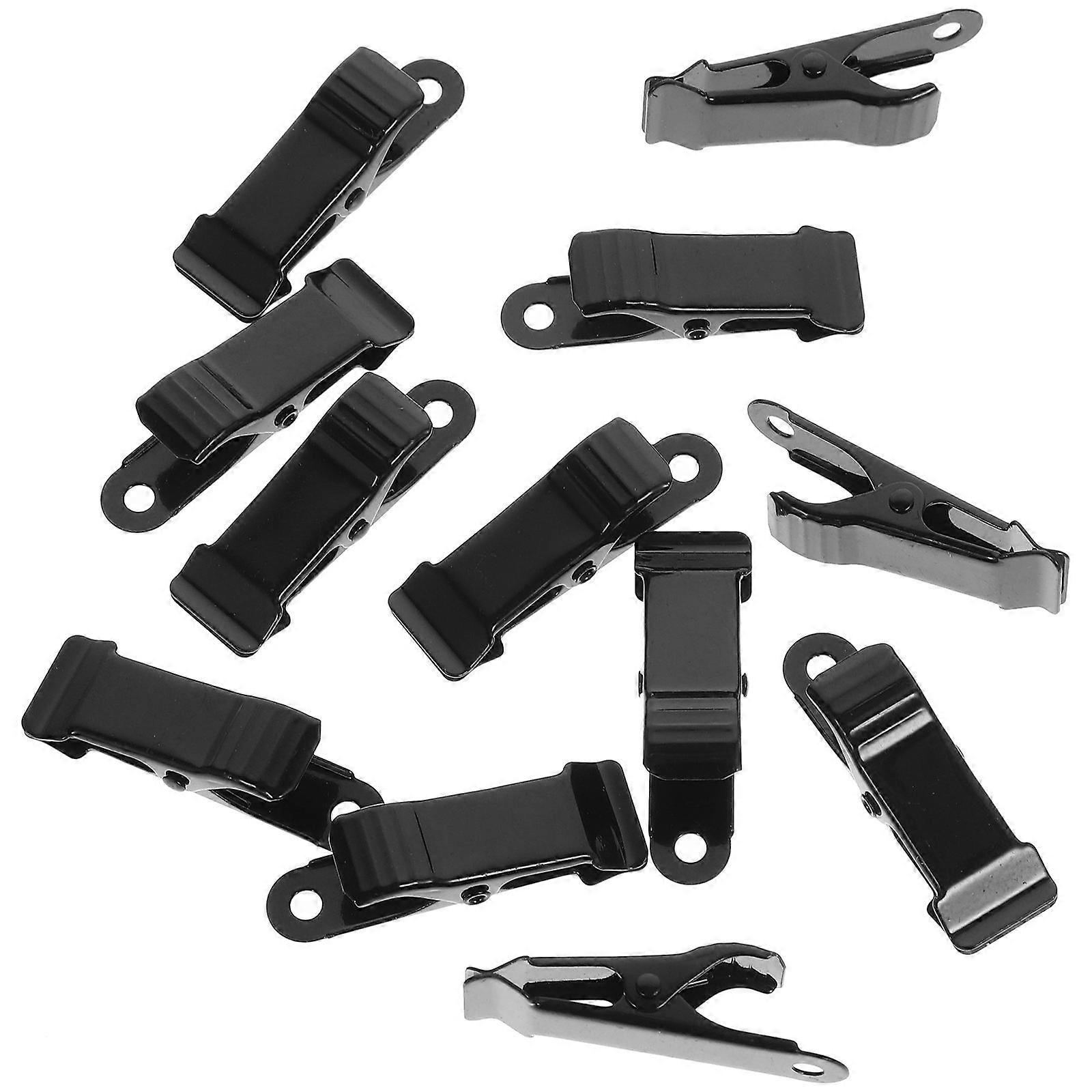 Small Metal Clips Spring Clip for Organizing Paper 12Pcs Pack