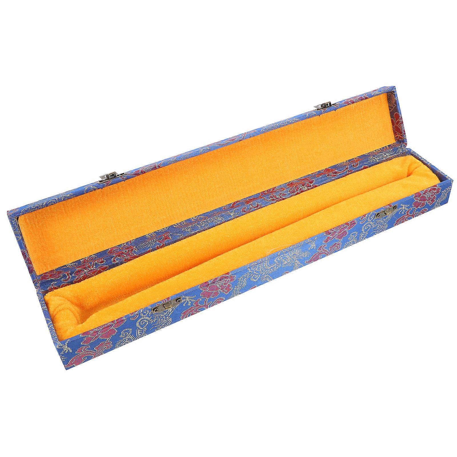 Handheld Fan Storage Box for Gift Use with Embroidered Craftsmanship