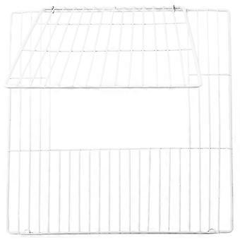 Clôture pour animaux de compagnie Cage Porte Feuille de porte en maille de fer Clôture pour animaux de compagnie Bricolage Assembler le panneau de porte